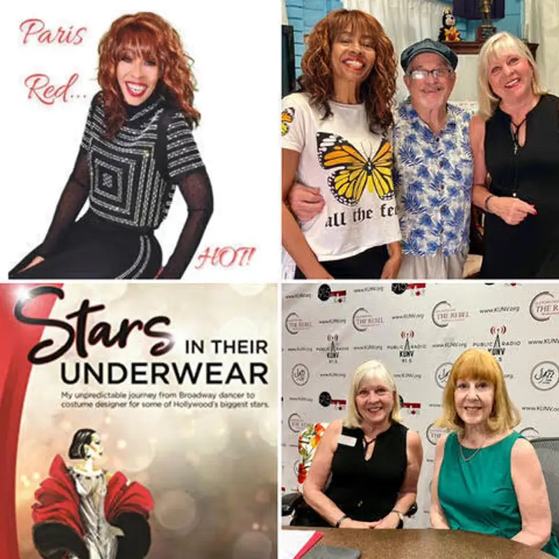 Rita On The Road Episode 9 - Diana Eden, Costume Designer, Author of “Stars In Their Underwear”; Paris Red, Jazz Singer; Rod Henley, Grammy Award-Winning Producer/Arranger (July 23, 2023)
