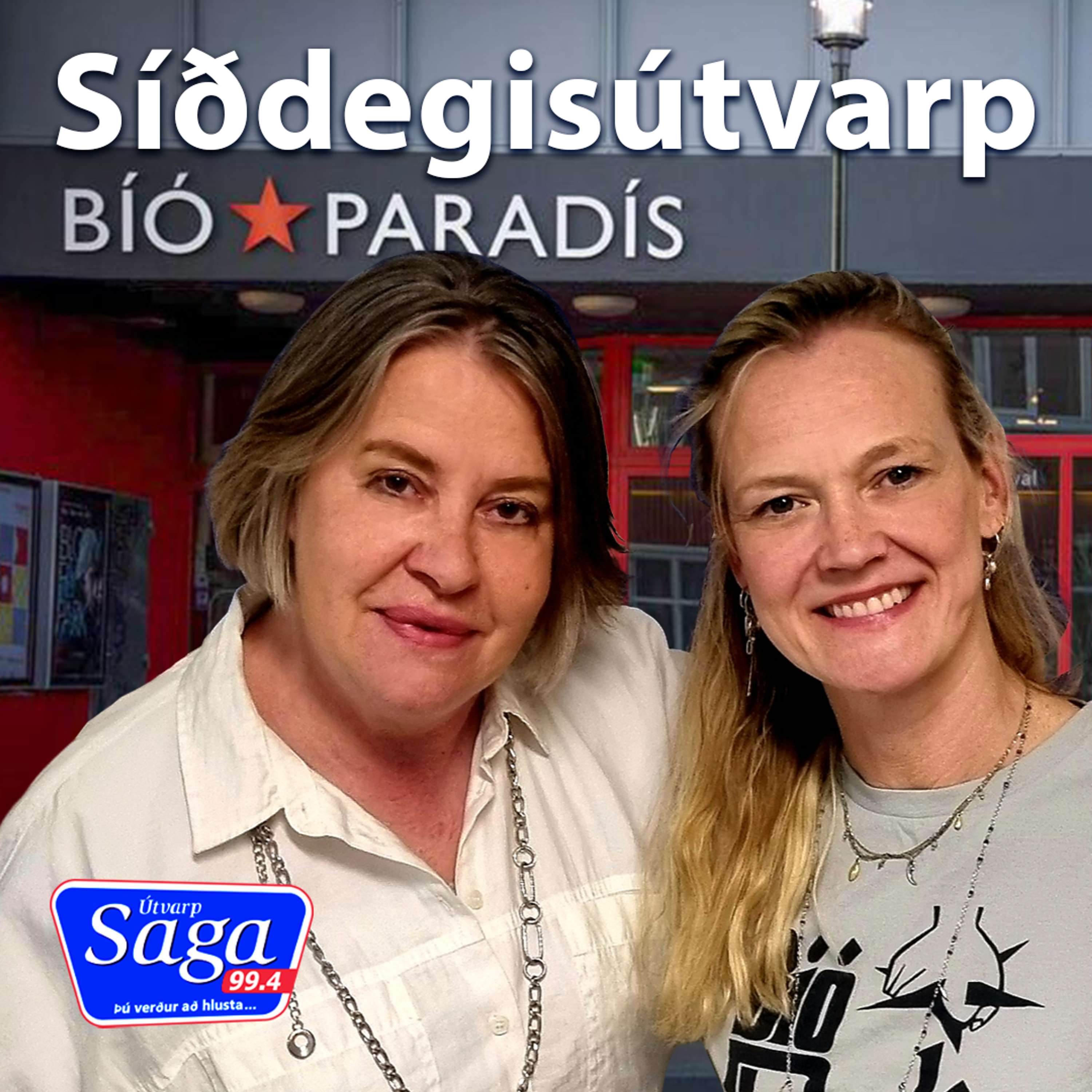 Þórdís Leifsdóttir og Hrönn Sveinsdóttir framkvæmdastjóri Bíó Paradís