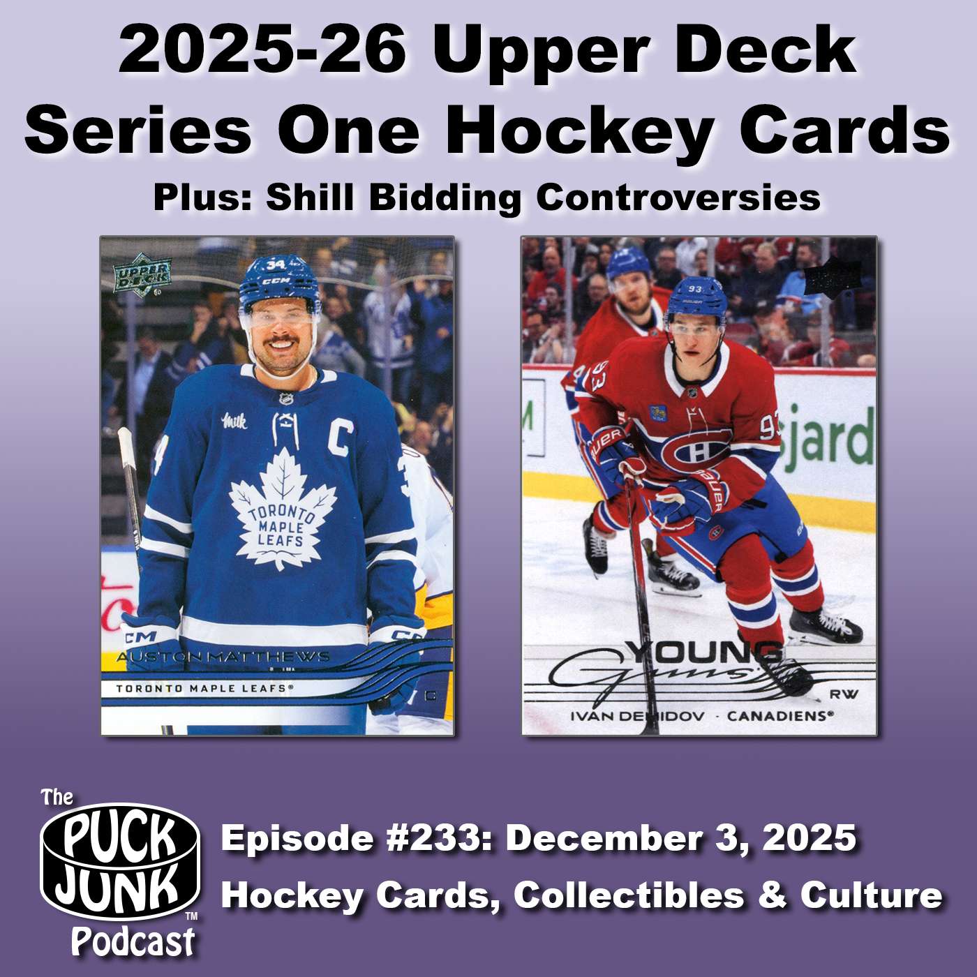 2025-26 Upper Deck Series One Hockey Cards
