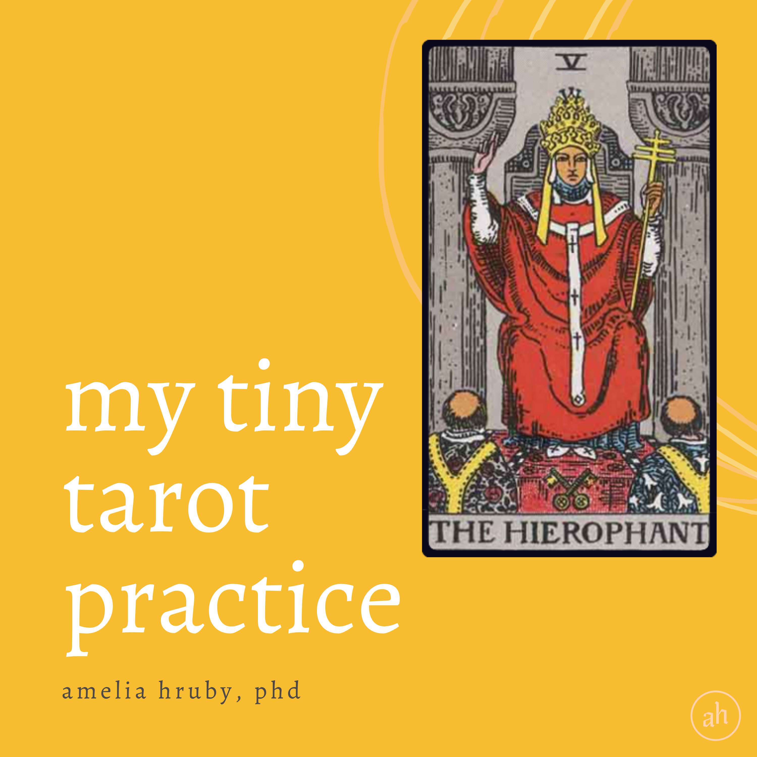 my tiny tarot practice