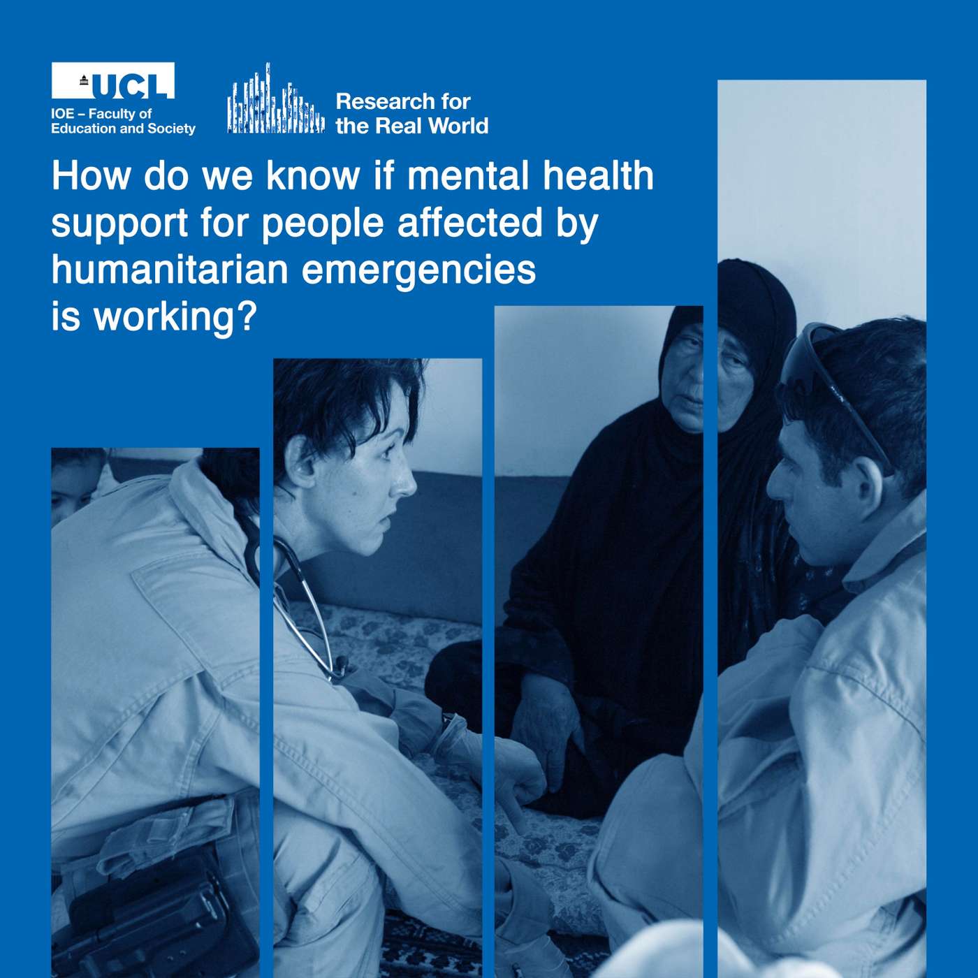How do we know if mental health support for people affected by humanitarian emergencies is working? | Research for the Real World