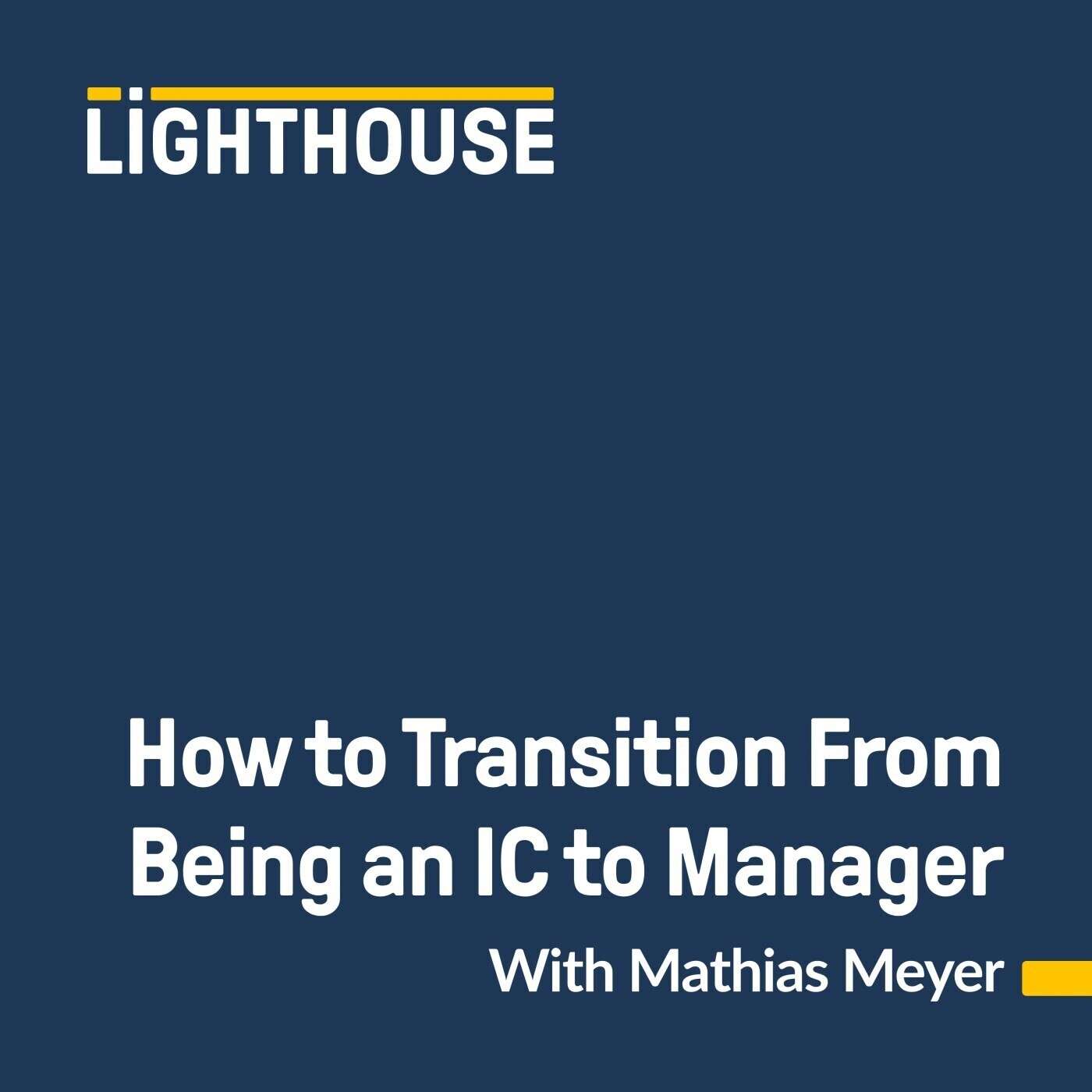 How to successfully transition from being an IC to Manager ft. Mathias Meyer