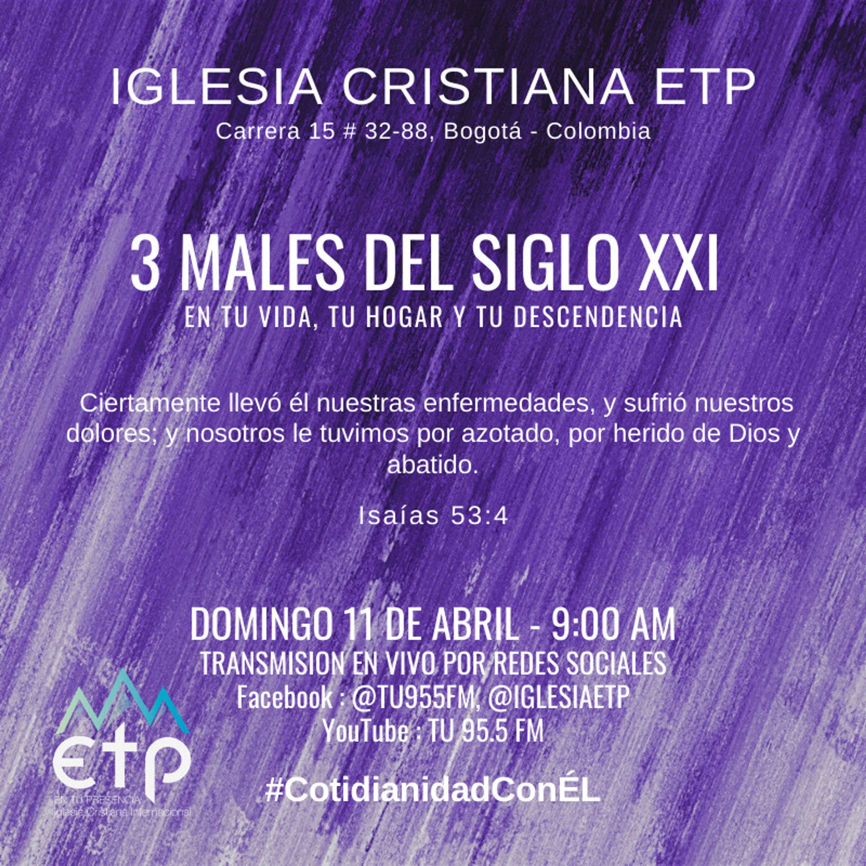 Charlas Pastores Luis Salas y Jeannette Noguera, Iglesia ETP
