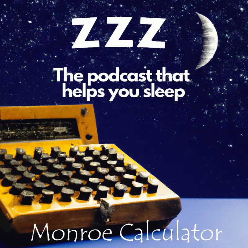 Did you know before computers, we used mechanical calculators? Fall asleep learning about The Monroe Adding Calculator, read by Jason