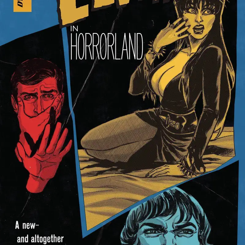 What if Elvira Mistress of the Dark entered a multiverse of horror movie worlds? (From Elvira Meets Vincent Price #5 / Elvira In Horrorland #1)