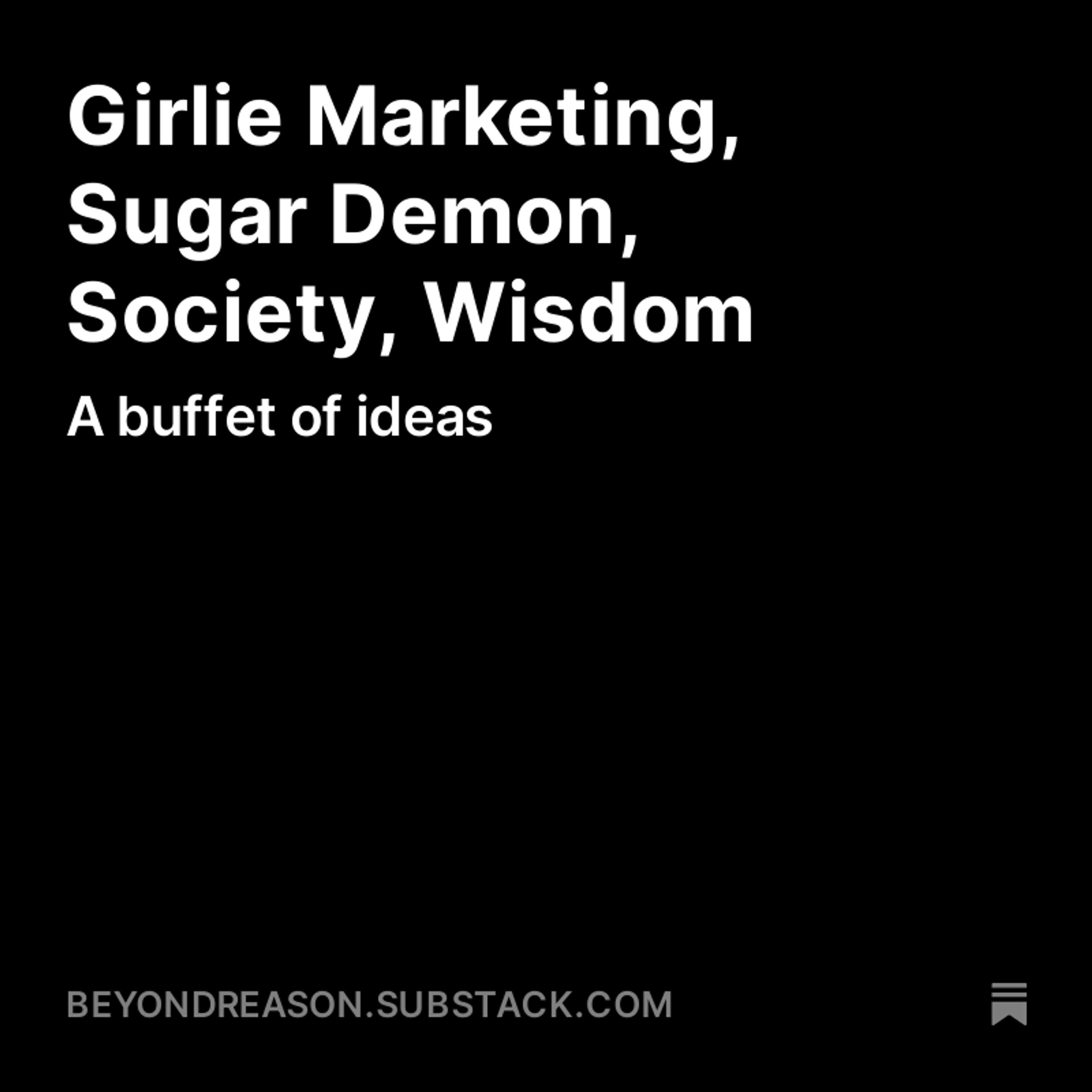 cover of episode A Fun Medley: Girlie Marketing, Sugar Demon, Society, Wisdom, Principles