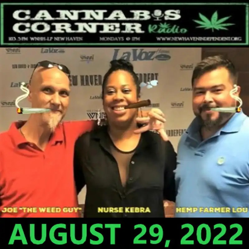 Cannabis Corner with Joe The Weed Guy, Hemp Farmer Lou & Kebra LaShawn Smith: Aug 29, 2022
