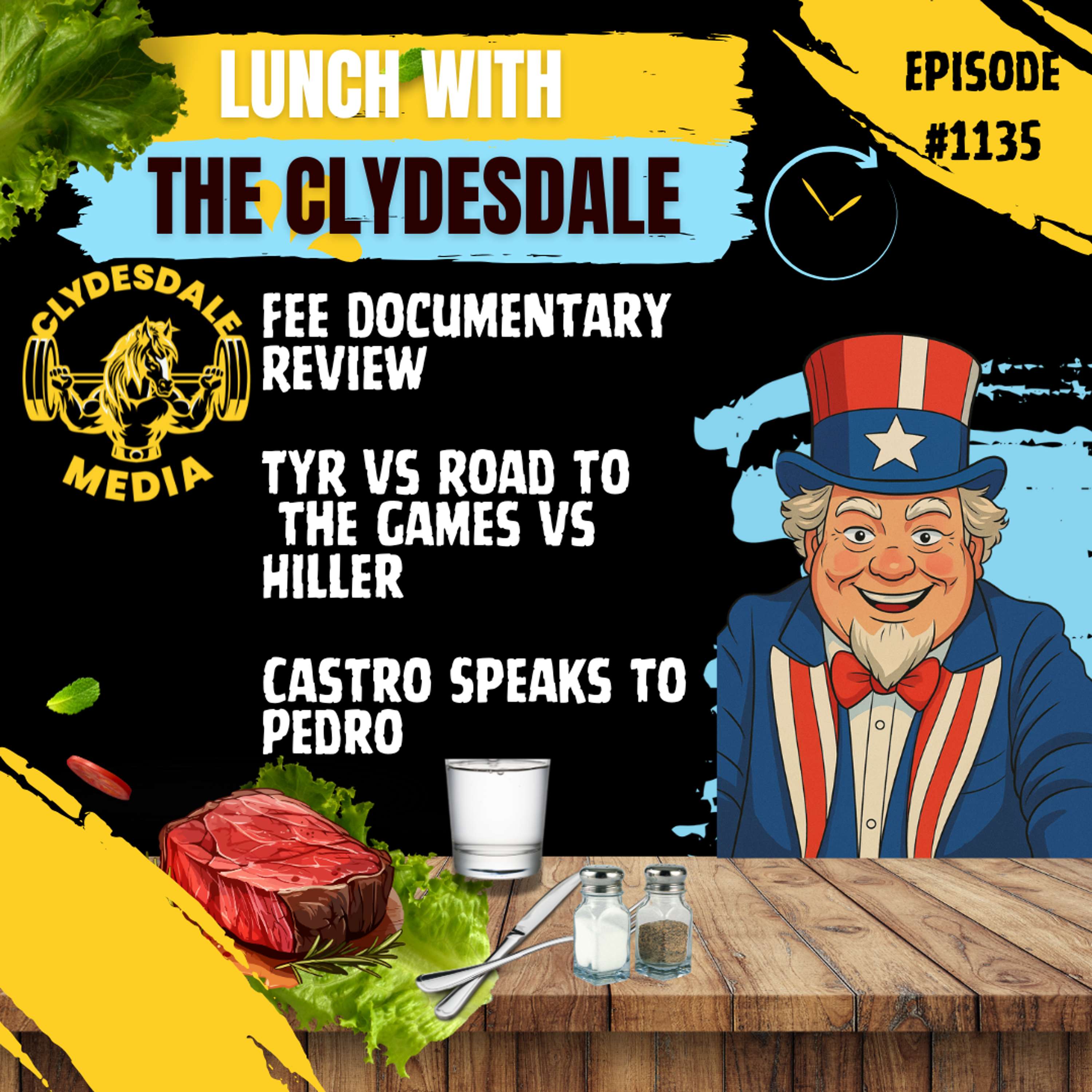 Lunch with the Clydesdale - Happy 4th of July!!!