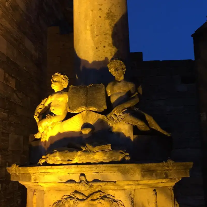 Night stroll around the old city wall in Stirling