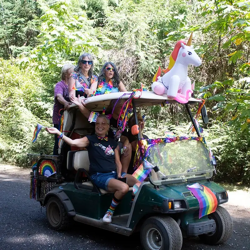 Celebrating pride, Protection Island style