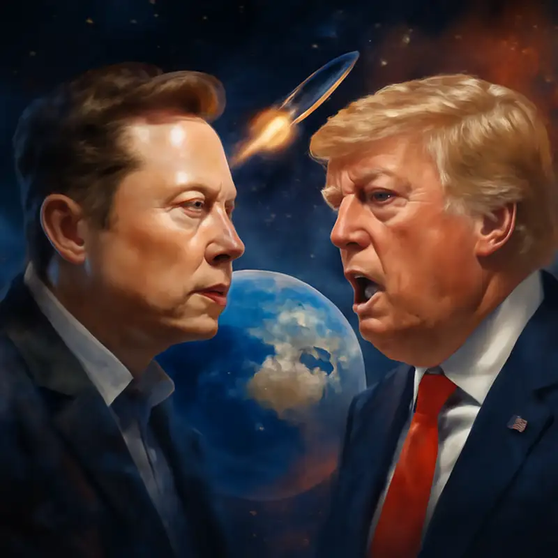 Political Titans in Orbit: The Clash of Musk and Trump Over Space Contracts