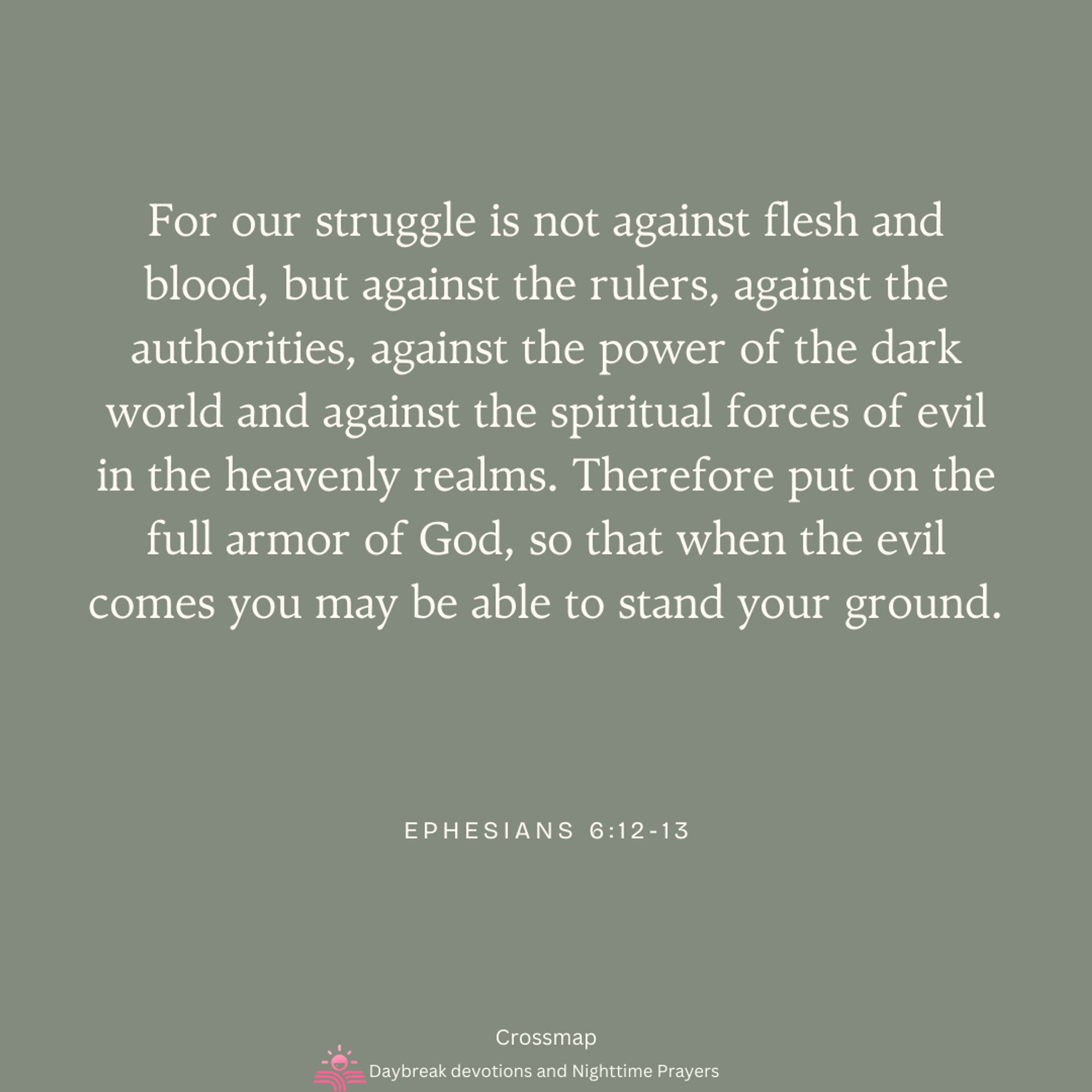 Reasonable, Watchful, and Armored: Confronting the Real Enemy  - A Nighttime Prayer