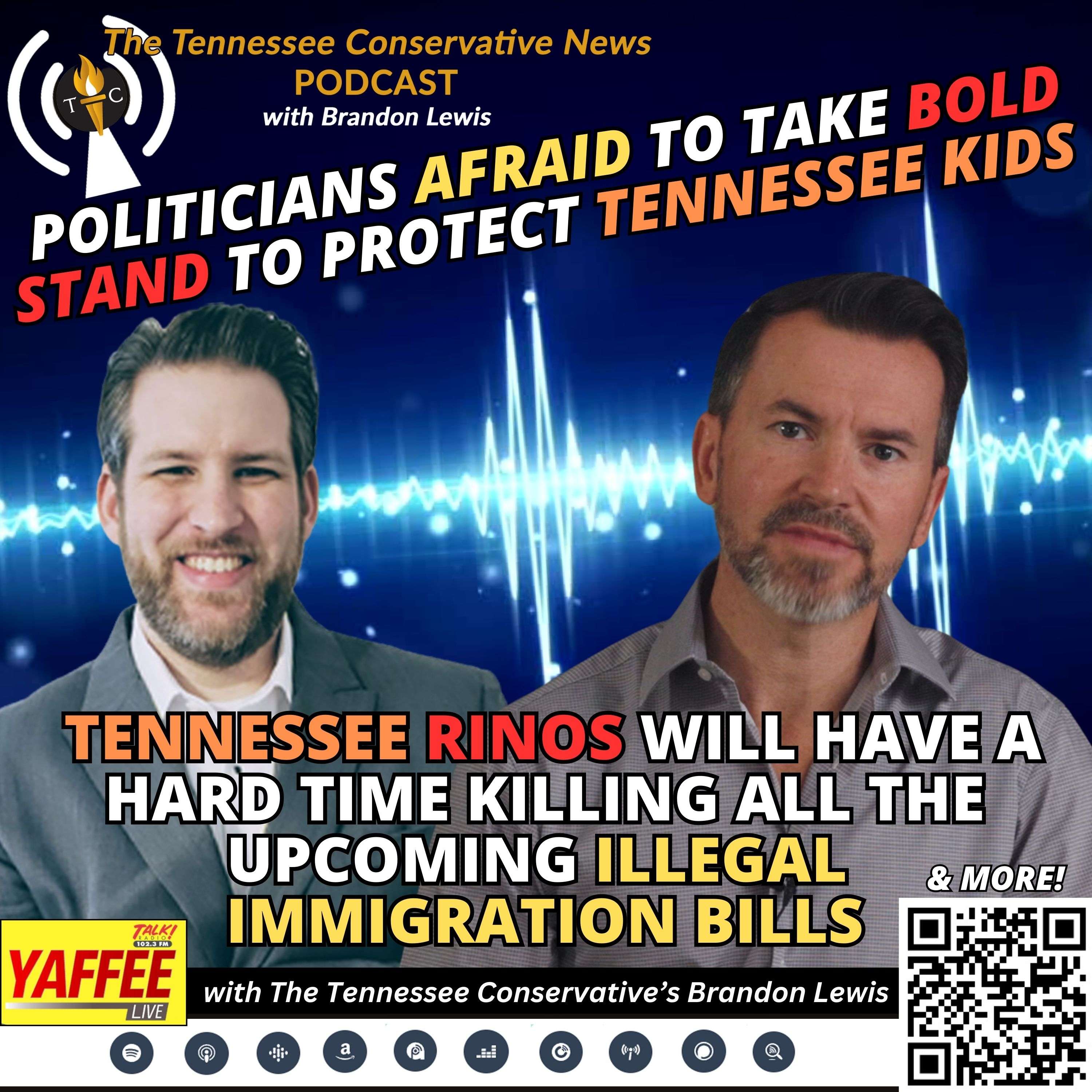 Brandon Lewis: Tennessee RINOs Will Have A Hard Time Killing All The Upcoming Illegal Immigration Bills / Politicians Afraid To Take Bold Stand To Protect Tennessee Kids