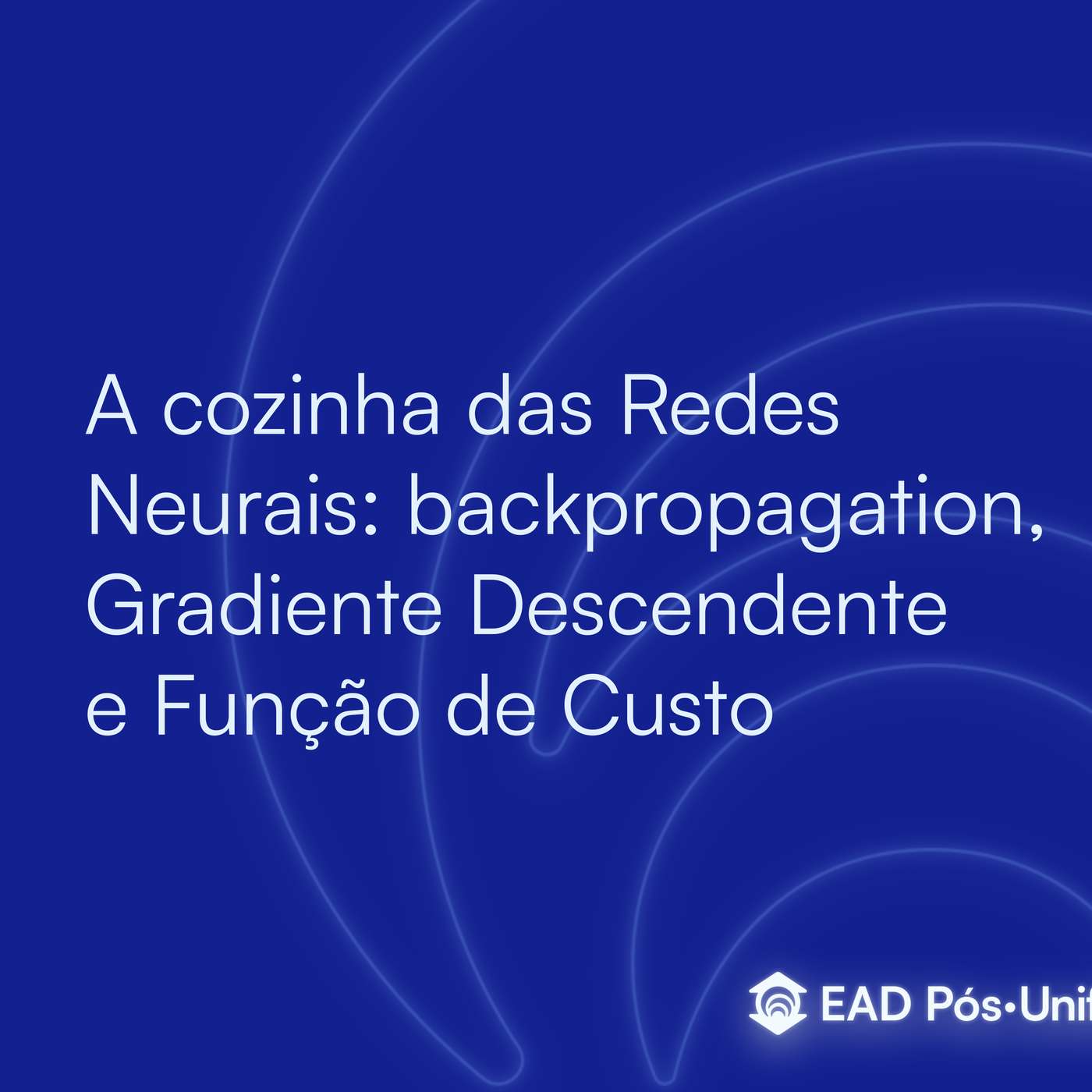 A cozinha das Redes Neurais: backpropagation, Gradiente Descendente e Função de Custo