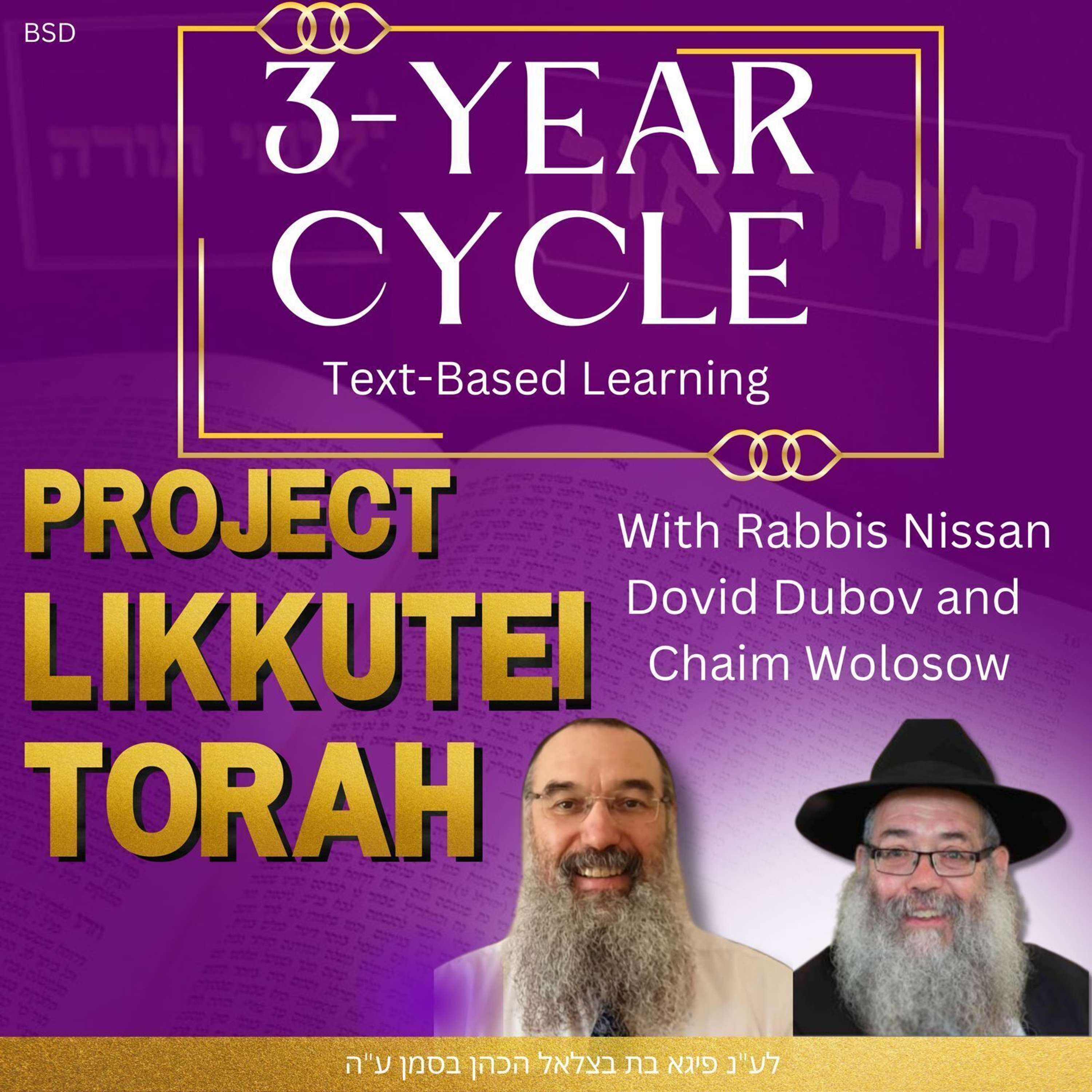 Project Likkutei Torah 3-Year Cycle תו\