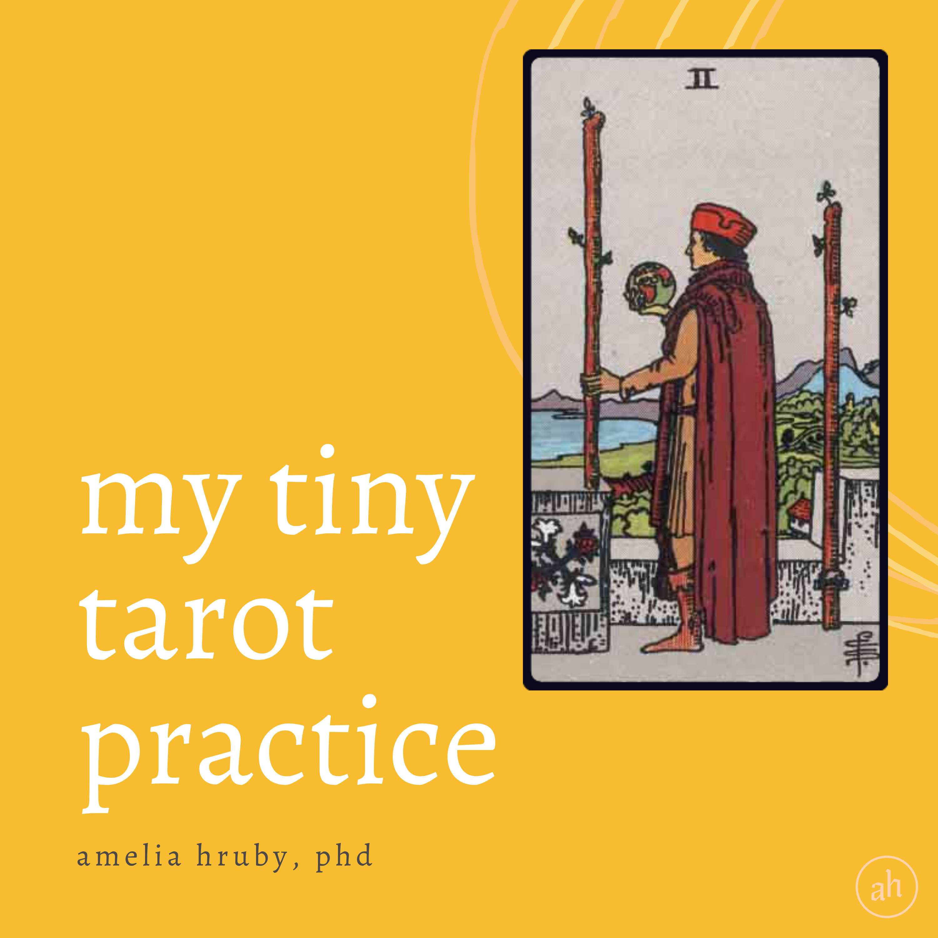 my tiny tarot practice