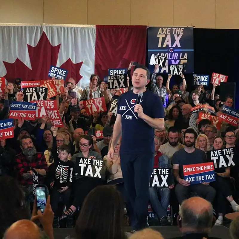 Federal Conservative leader hosts rally in Nanaimo