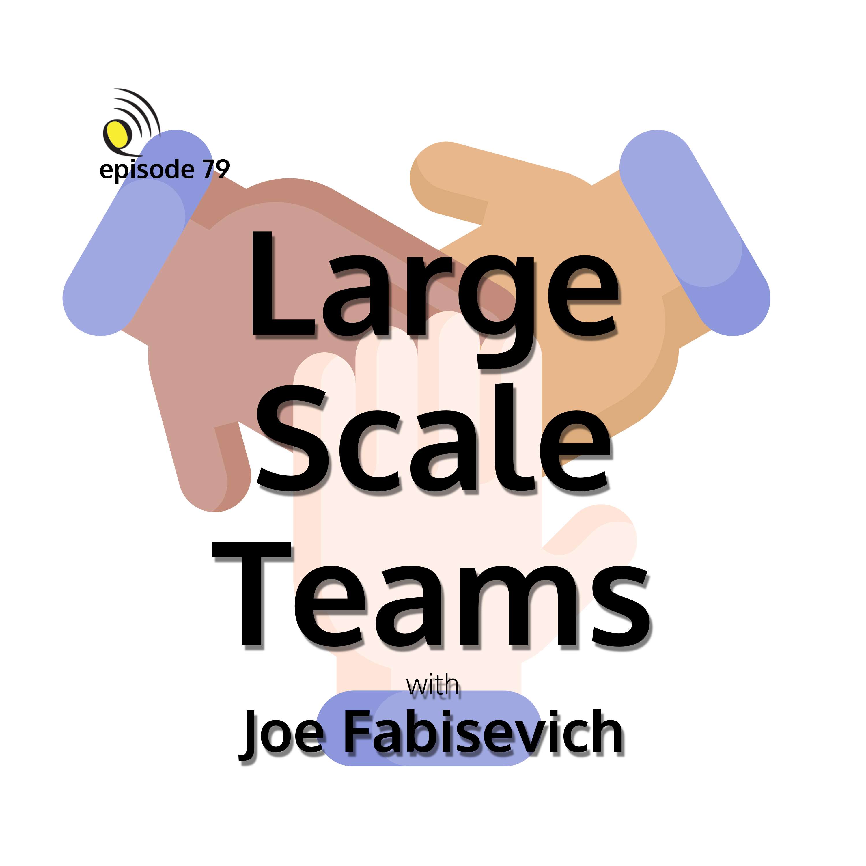 Large Scale Teams with Joe Fabisevich - podcast episode cover