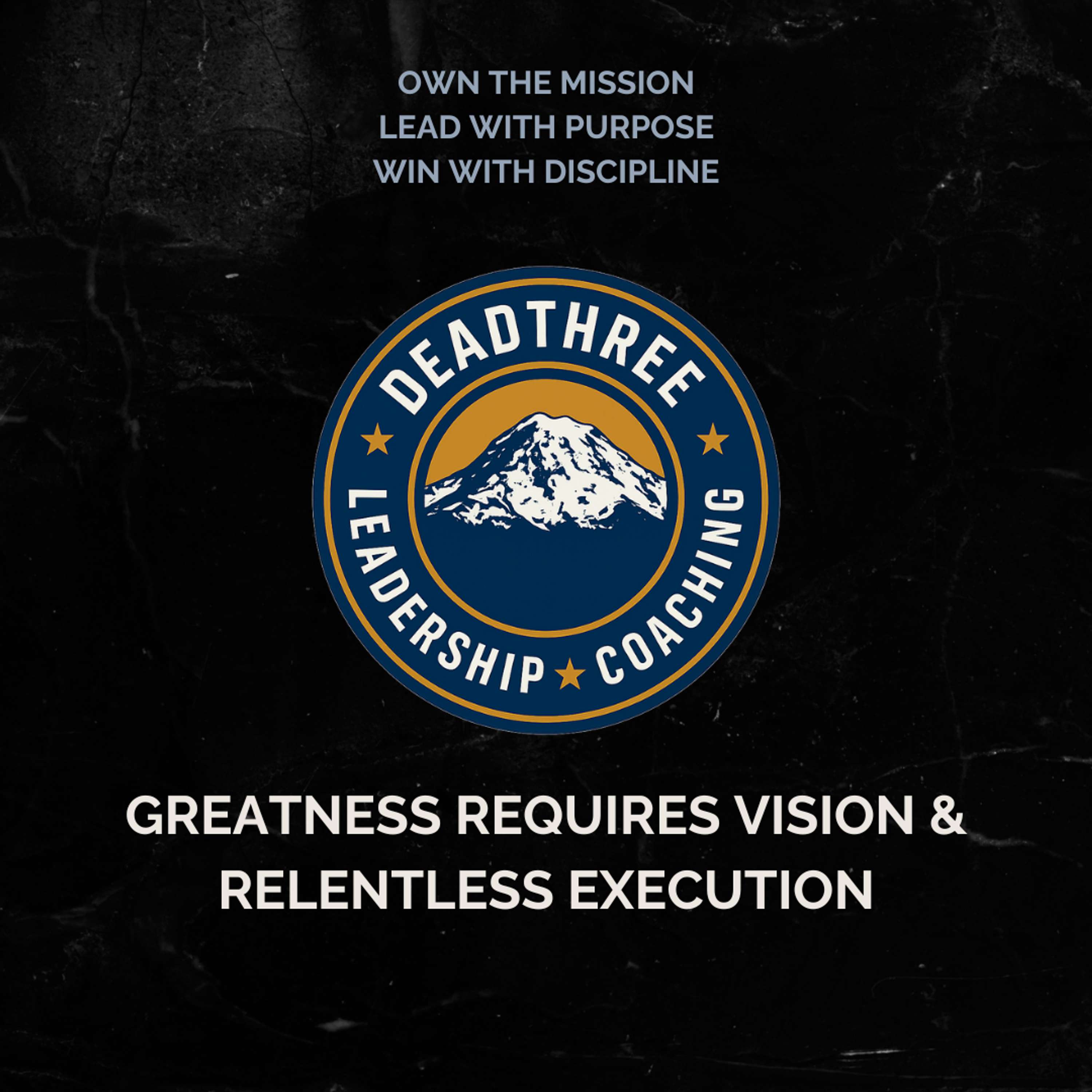 DeadThree - Coaching and Leadership Development
