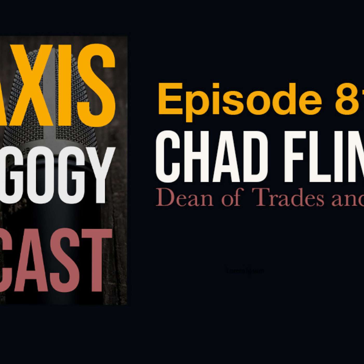 Episode 81 - Pedagogy Over Technology