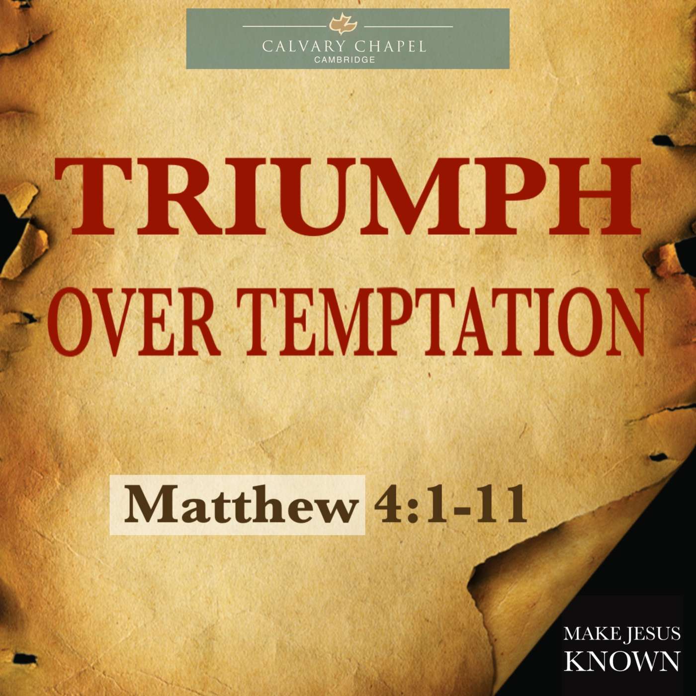 Sermon 2. Triumph Over Tempation