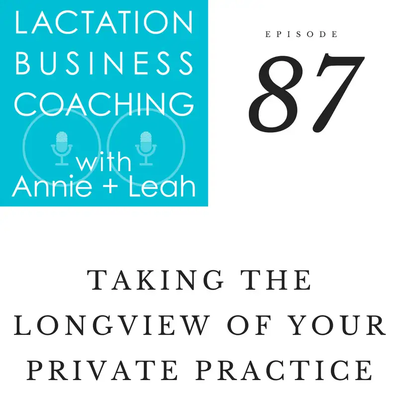 87 | Taking the Longview of Your Private Practice