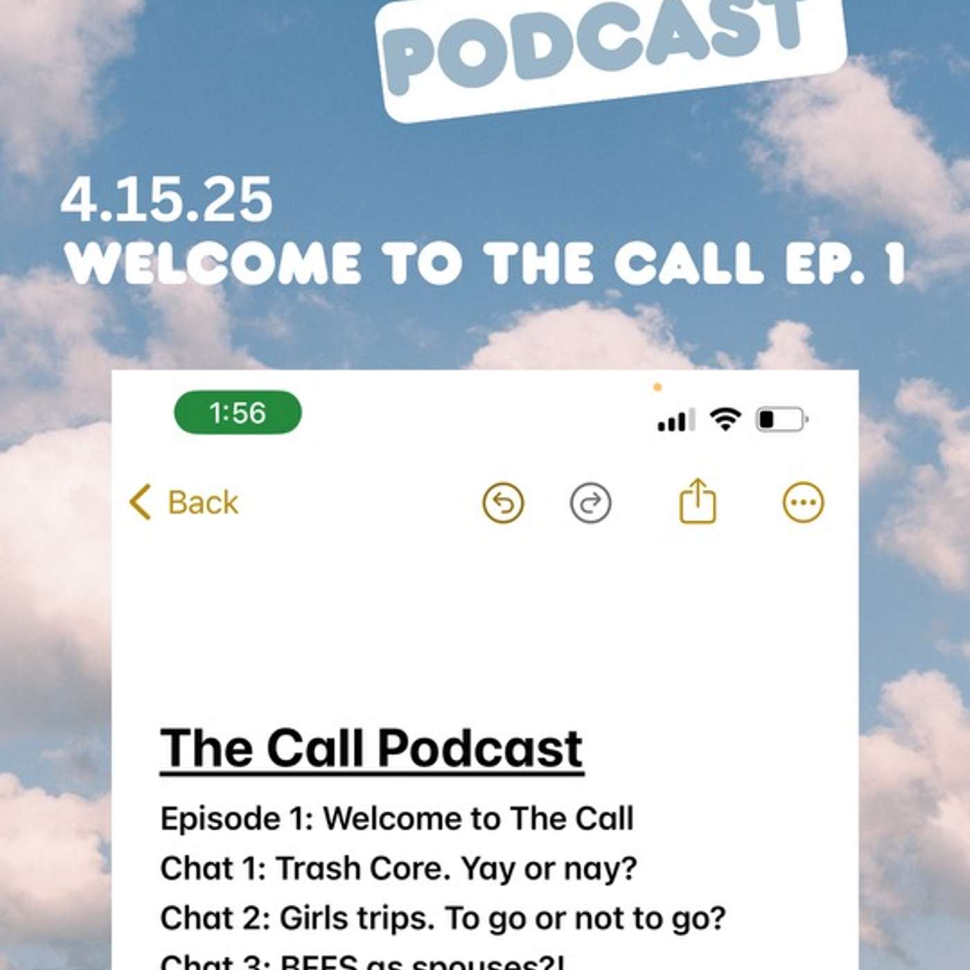 Welcome To The Call Episode 1