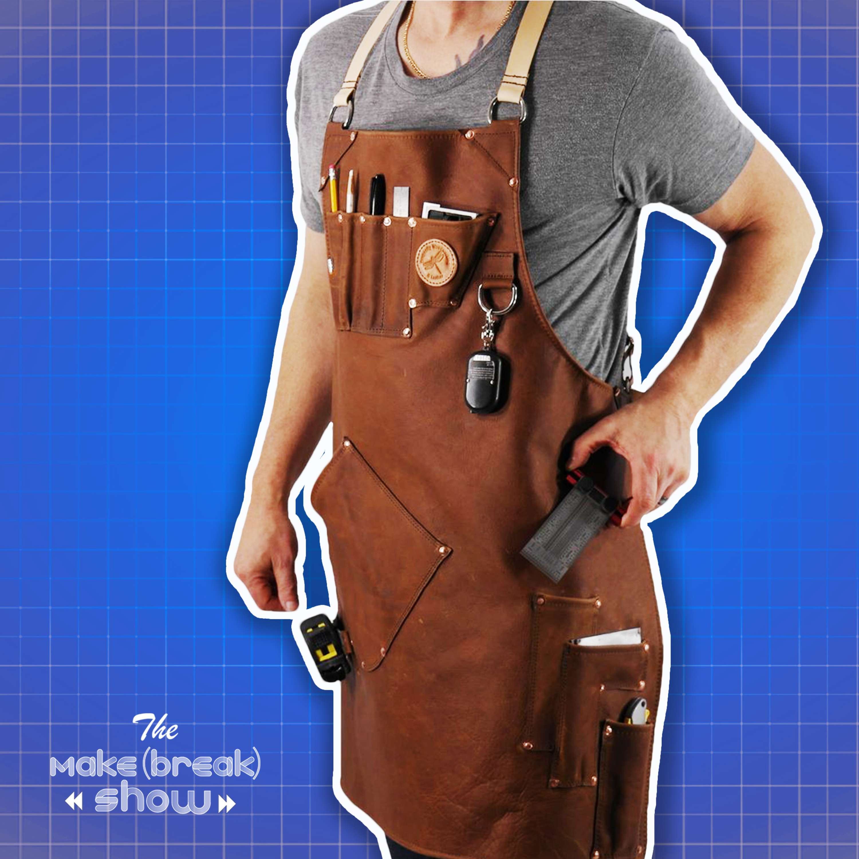 038: Making a Custom Leather Shop Apron with Dragonfly Woodworking