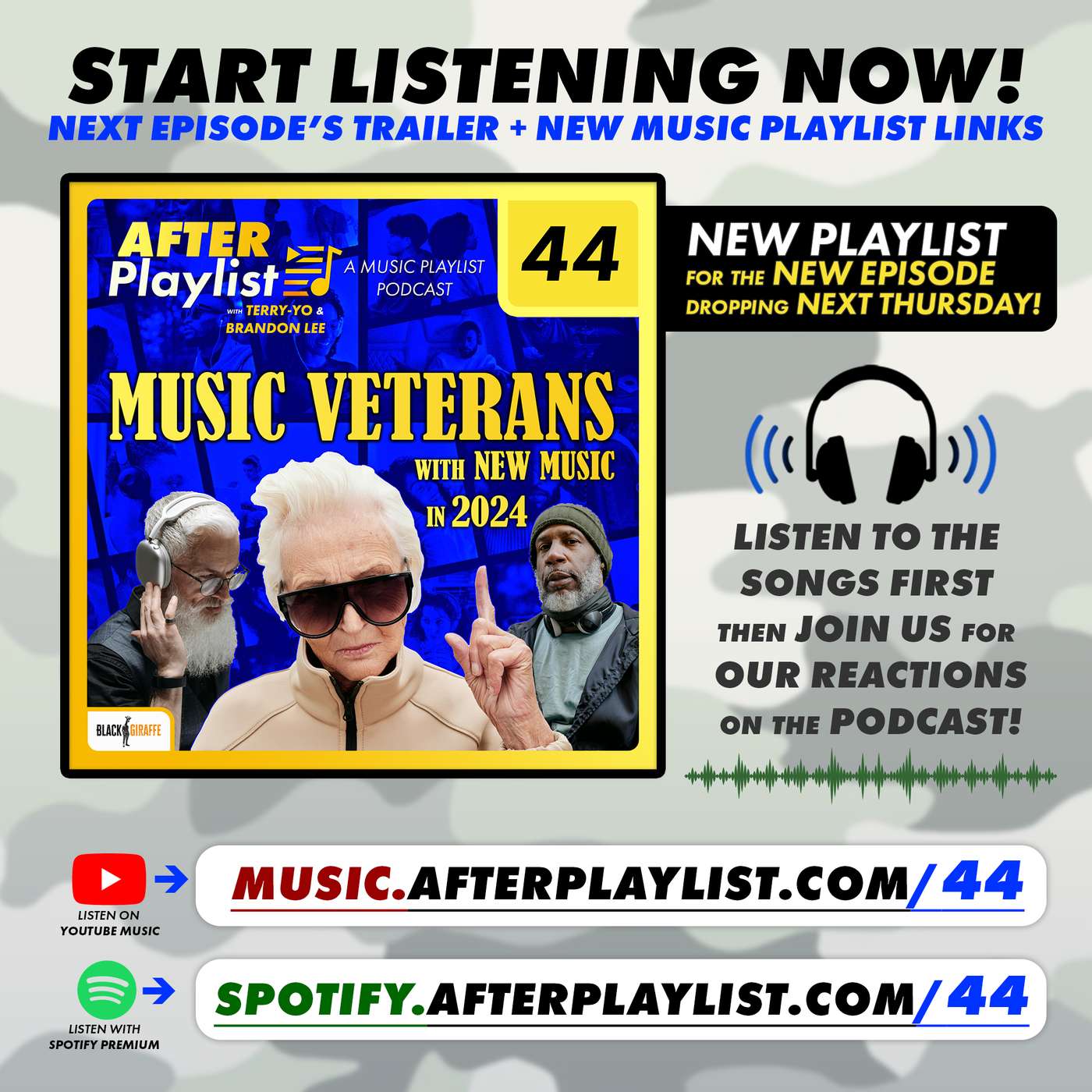 Music Veterans with New Music (2024) (Episode Trailer + Music Links)