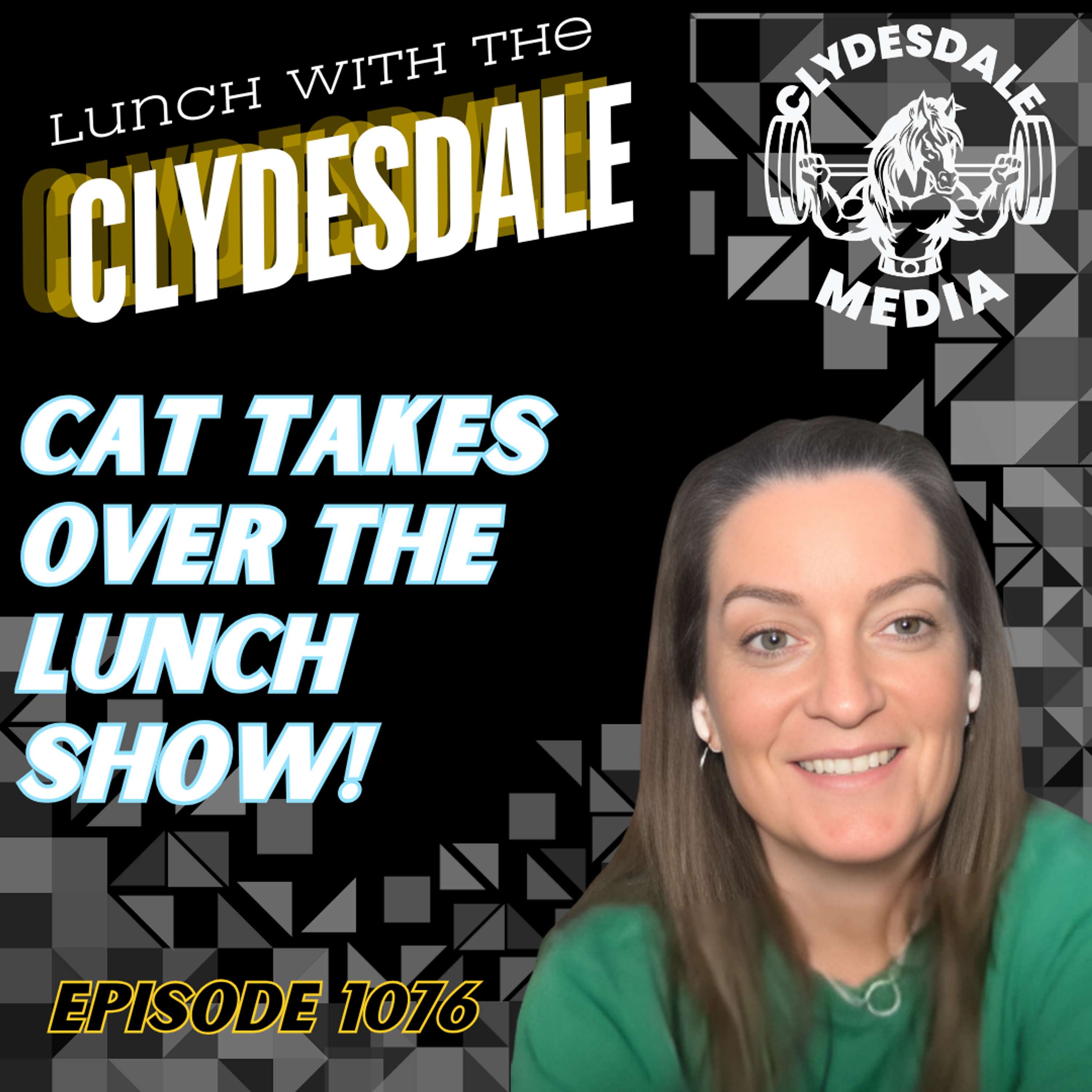 Cat takes over lunchtime