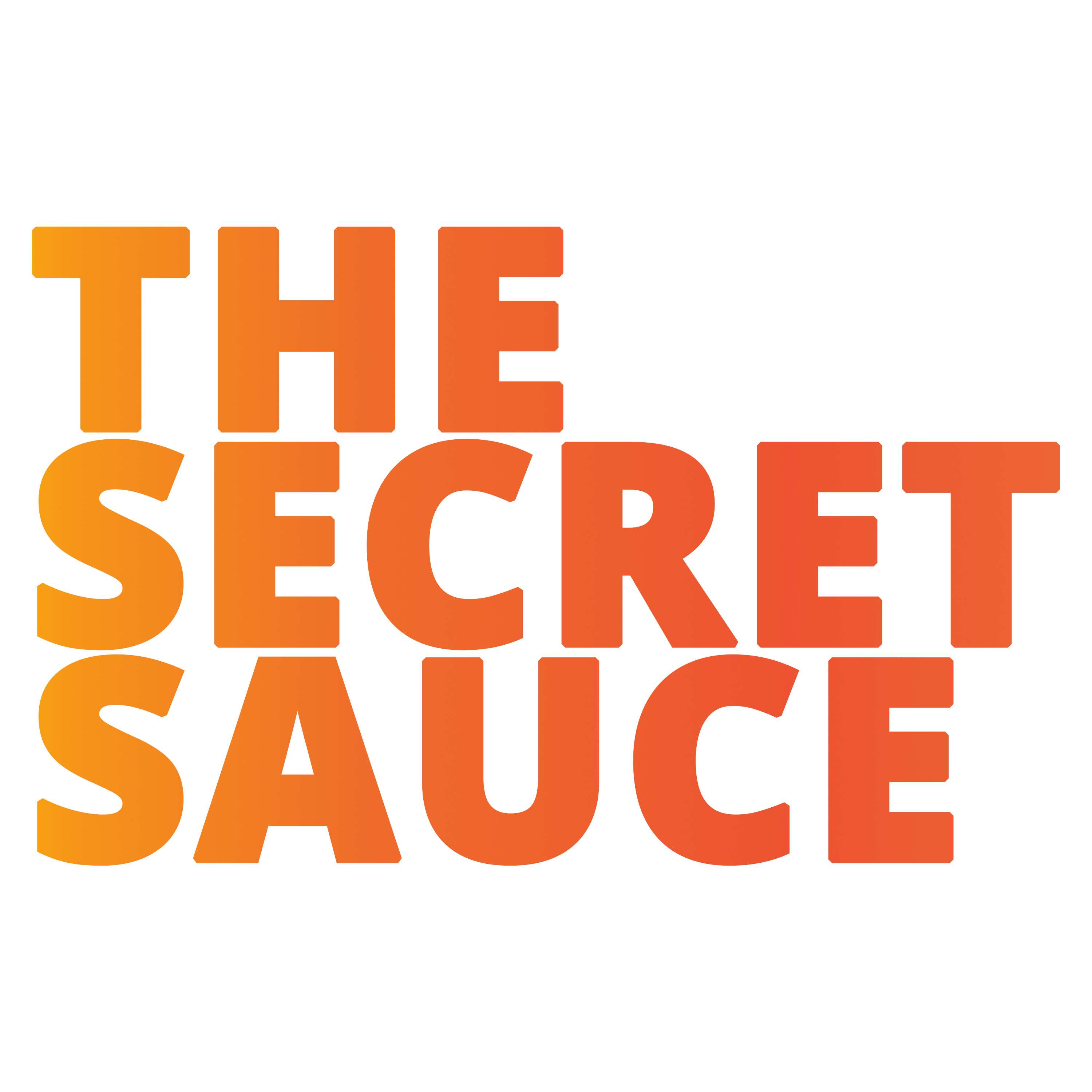 The Secret Sauce