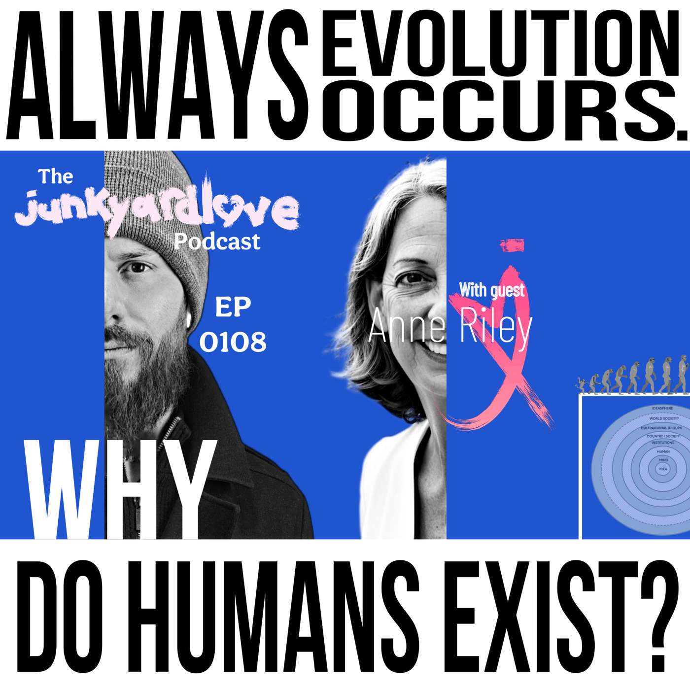 0108 with Author of 'The Human Idea' Anne Riley - Always Evolution Occurs
