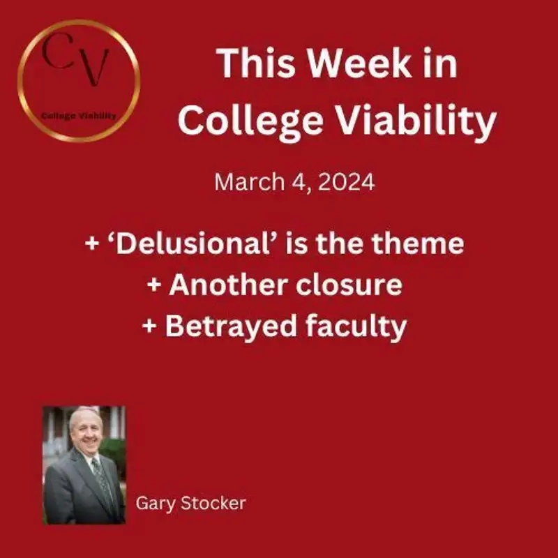 This Week In College Viability (TWICV) for March 4 2024 