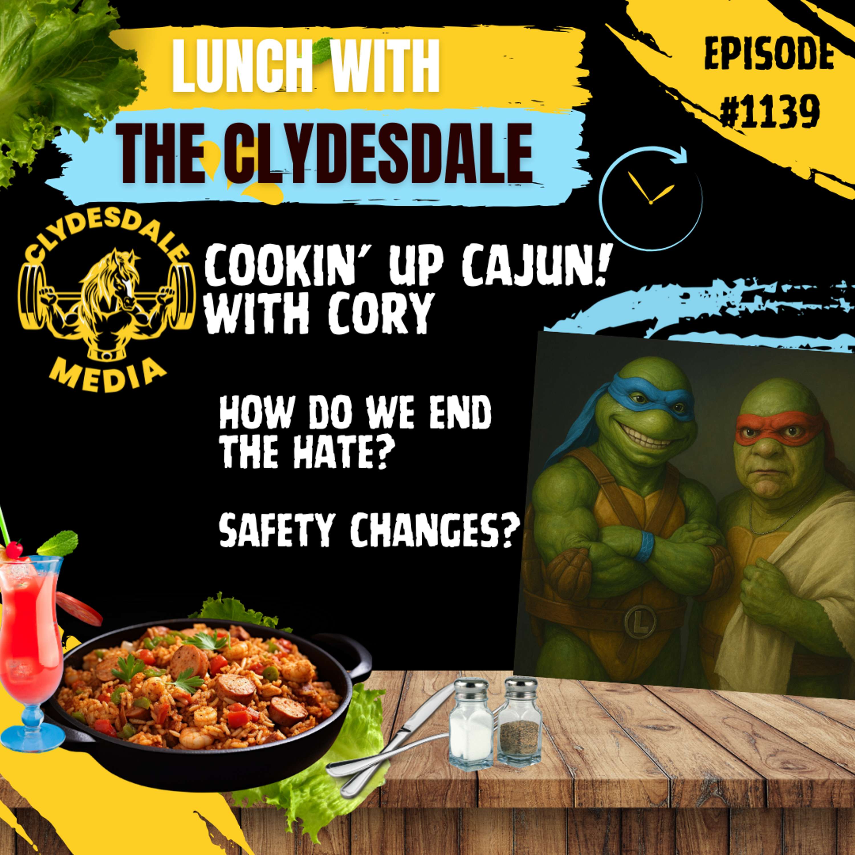 Lunch with the Clydesdale - Cookin up Cajun with Cory | CrossFit Safety Letter!