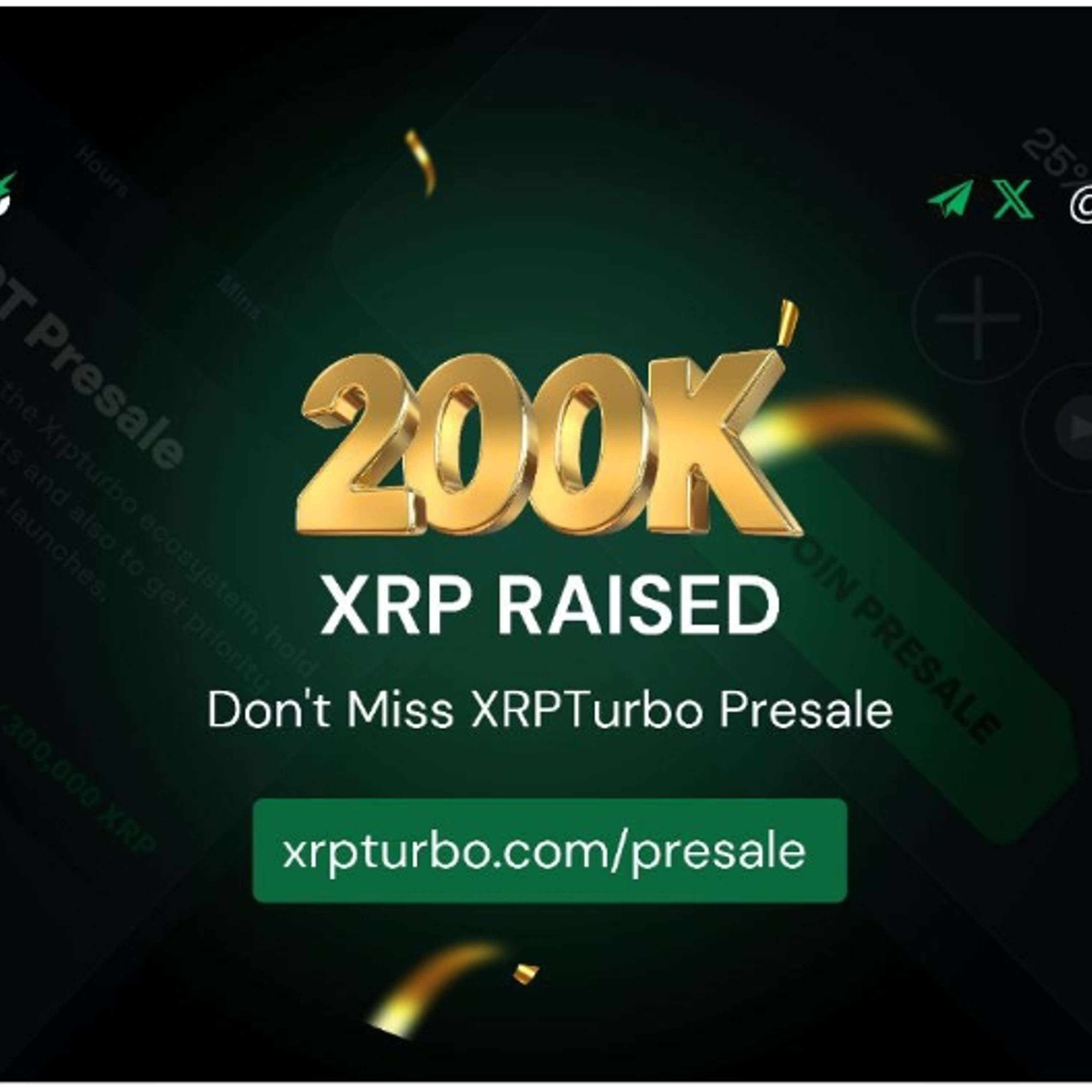 XRPTurbo Surpasses 200,000 XRP In Presale, Set To Launch First Launchpad On The XRP Ledger