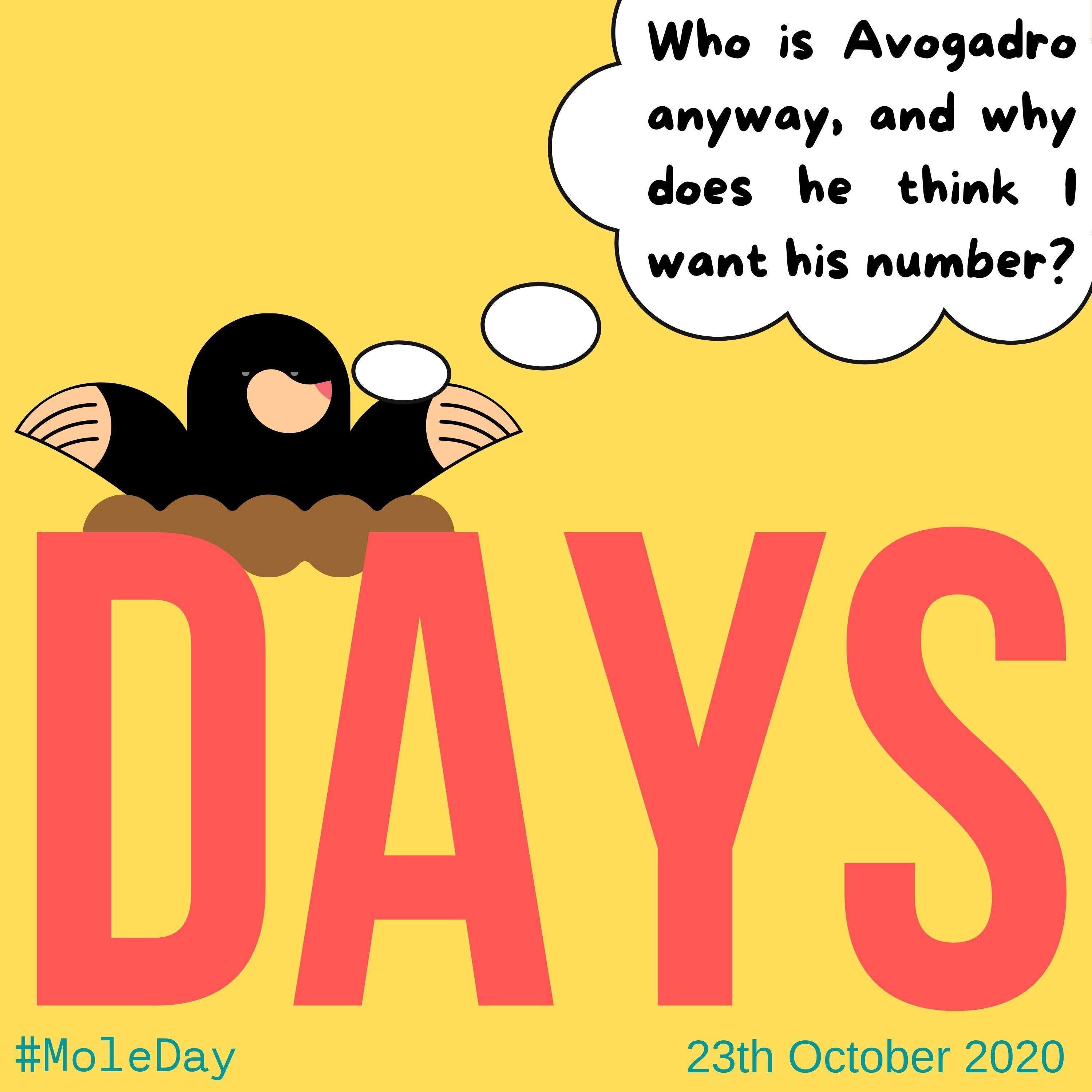 Mole Day - 23rd October 2020