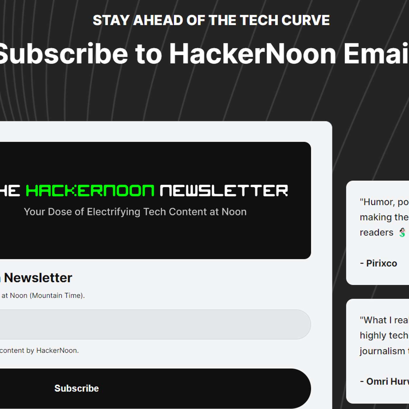 Tech News Revamped 🗞️ Learn Everything About HackerNoon's New Emails and Newsletters Tech News Revamped 🗞️ Learn Everything About HackerNoon's New Emails and Newsletters
