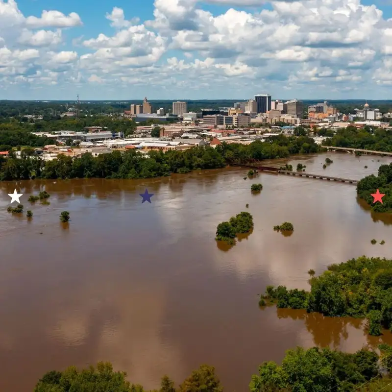 Guvernér Mississippi, korupce s fotbalistou a desítky tisíc lidí bez vody