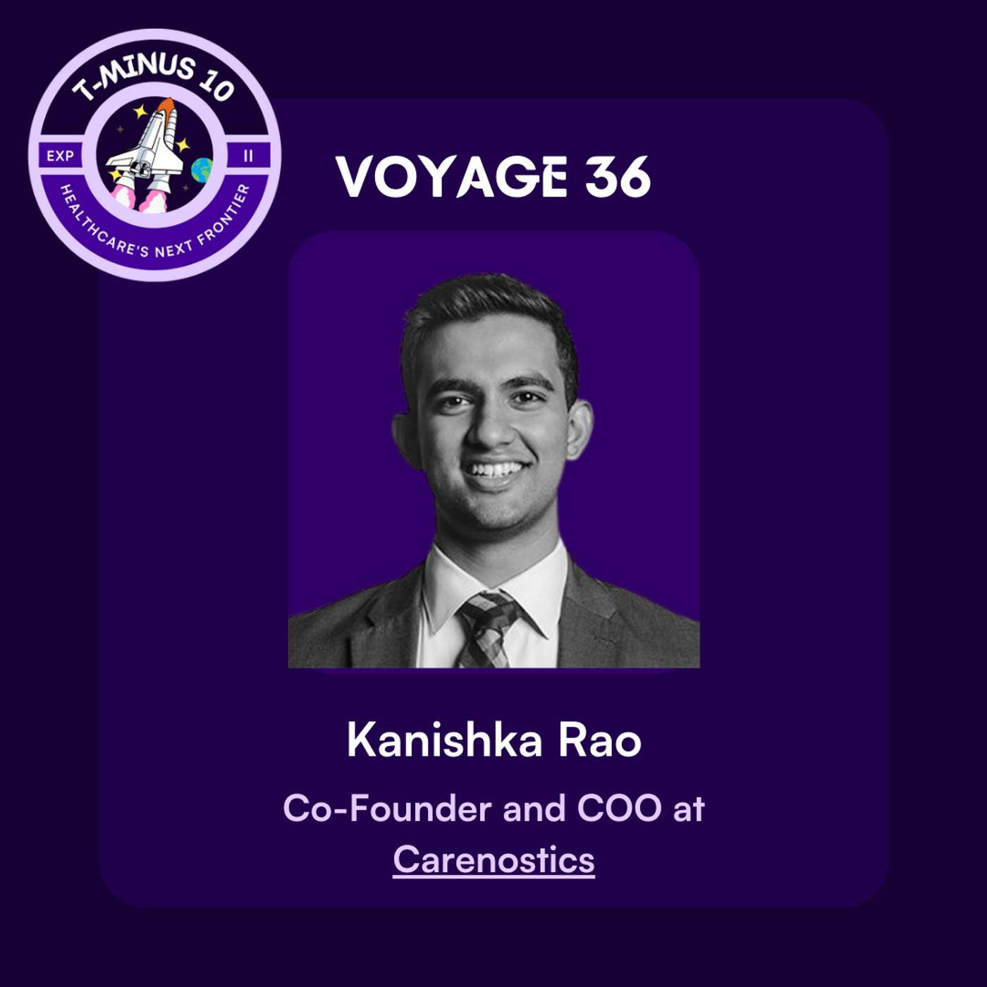 #36: Tackling Health Inequities in Chronic Disease using AI/ML with Kanishka Rao, COO and Co-Founder of Carenostics #36: Tackling Health Inequities in Chronic Disease using AI/ML with Kanishka Rao, COO and Co-Founder of Carenostics