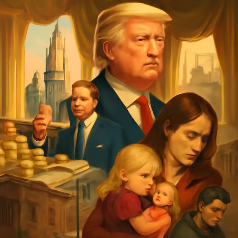 The Gilded Age of Politics: Trumps Lavish Dreams vs Everyday American Struggles