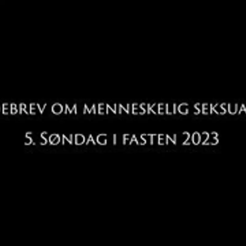 Hyrdebrev om menneskelig seksualitet | Den nordiske bispekonferansens