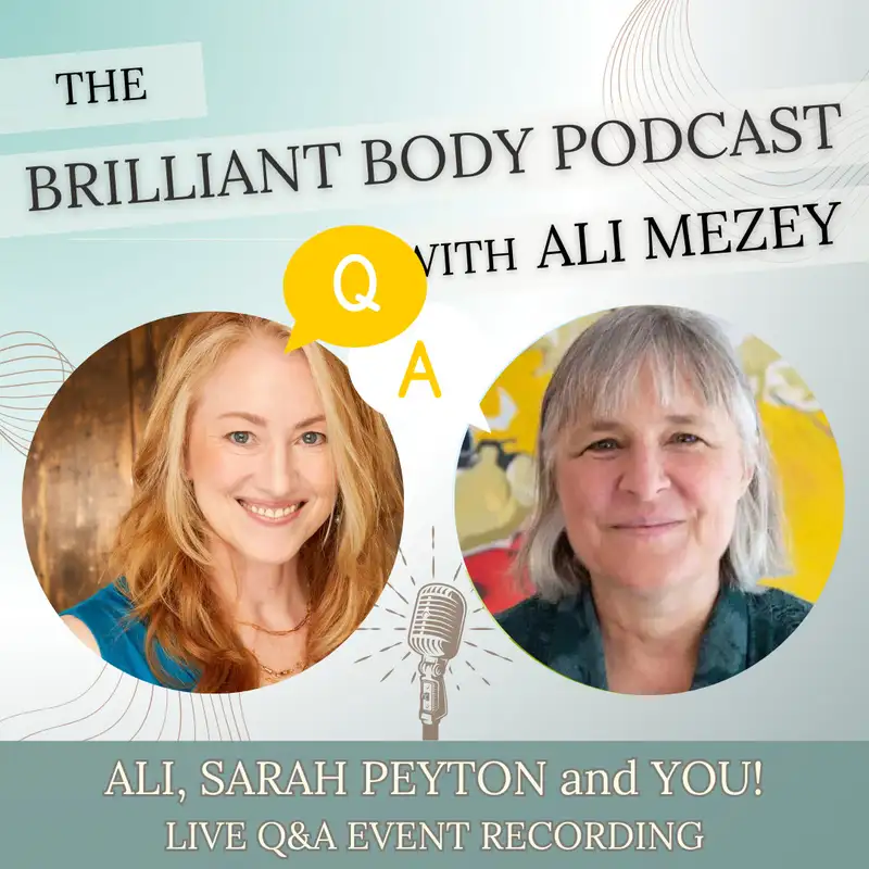 The Neuroscience of Love and Addiction: LIVE AUDIENCE Q&A RECORDING with Sarah Peyton and Ali Mezey