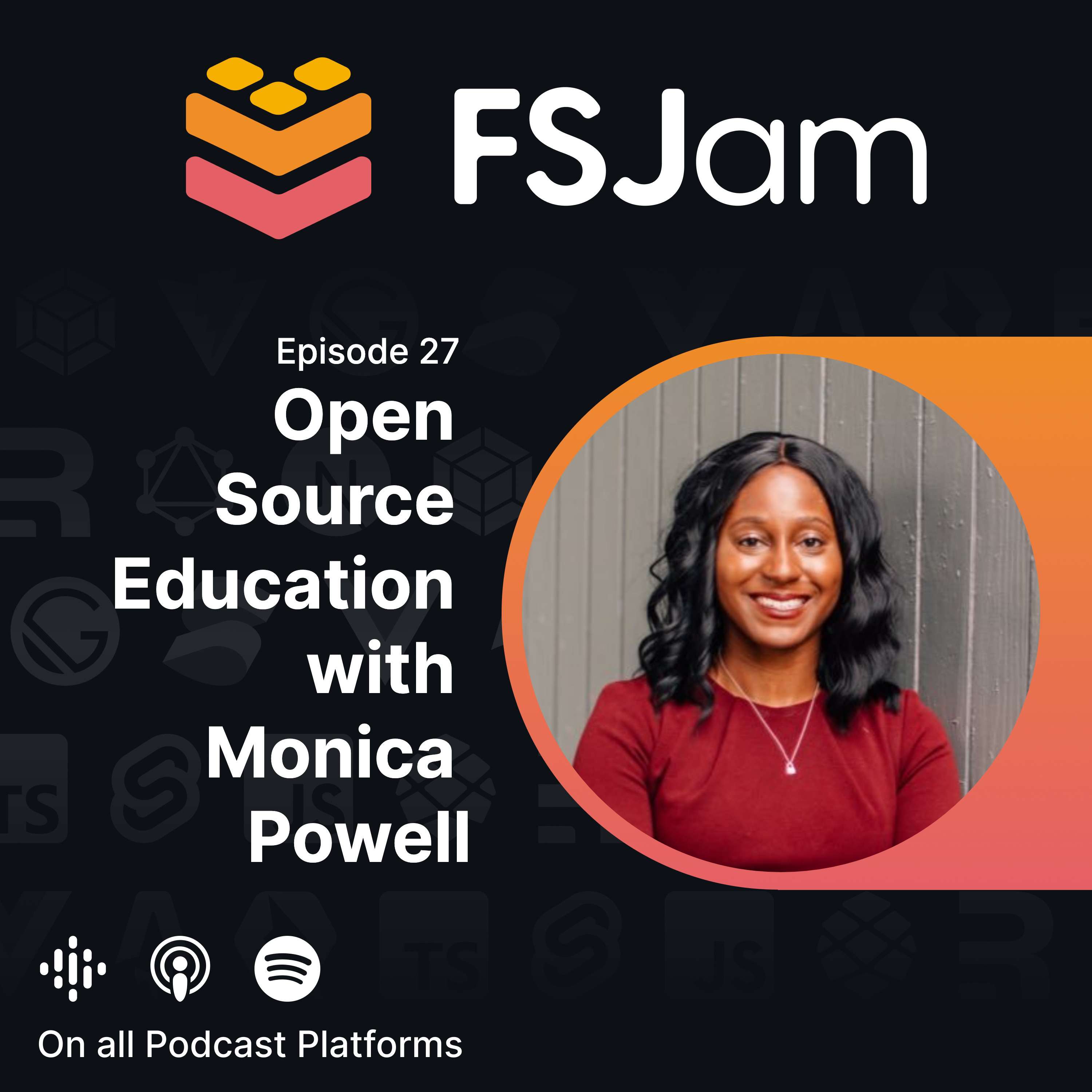 Podcast cover art for Open Source Education with Monica Powell