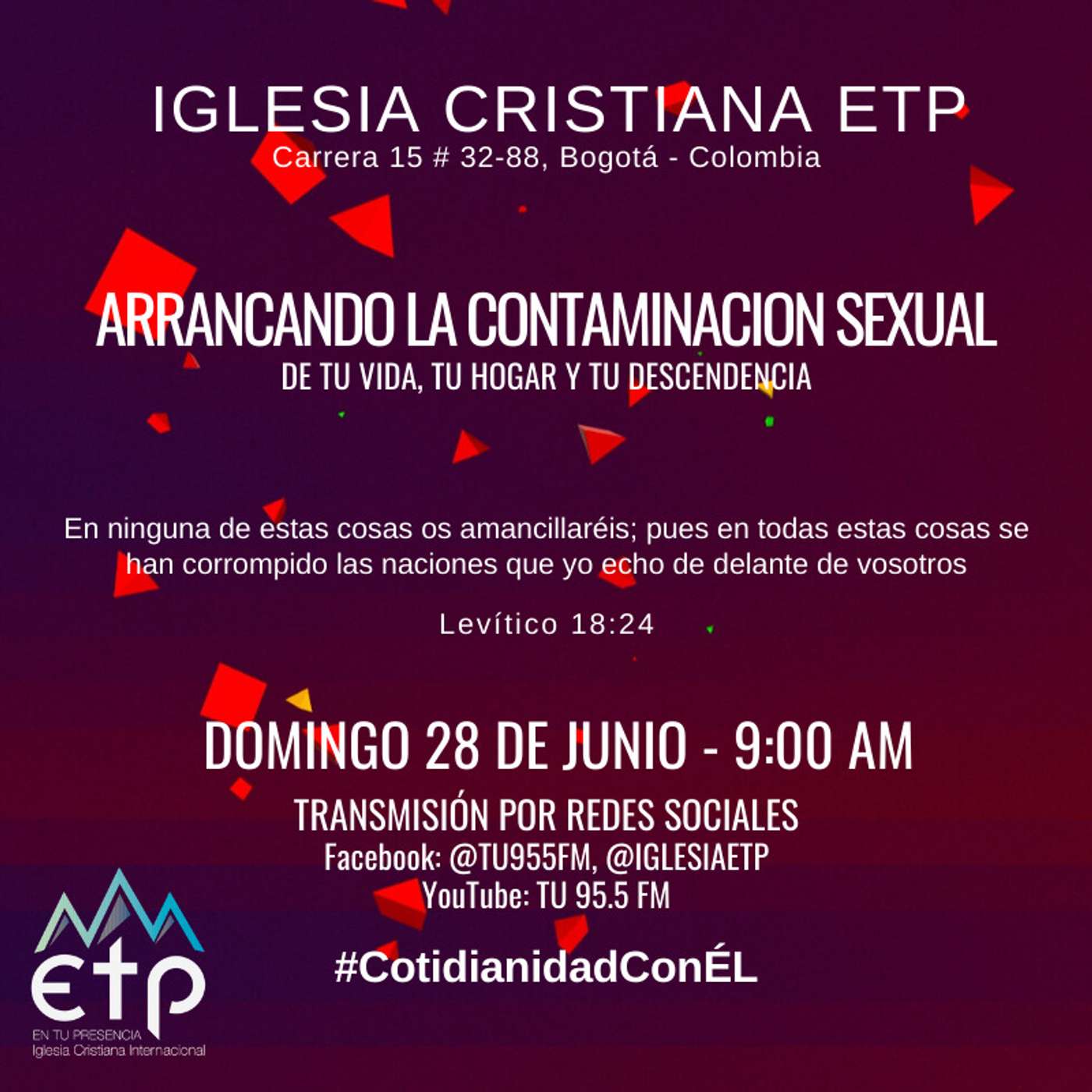 Charlas Iglesia ETP | Pastores Luis Salas y Jeannette Noguera, Iglesia ETP