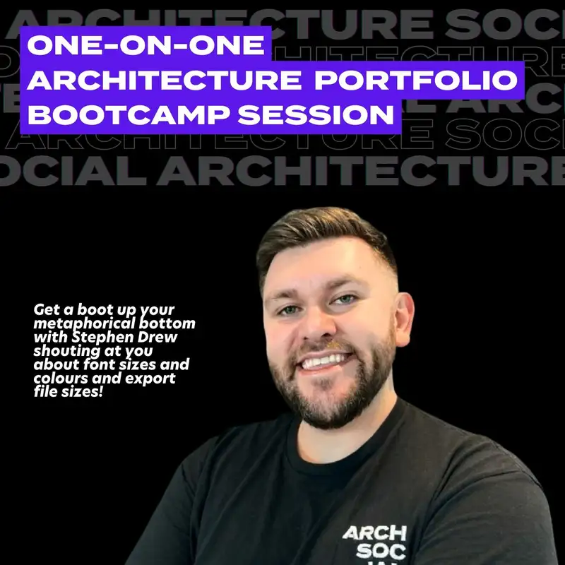 Architecture Portfolio Bootcamp Session – One-On-One Livestream Special