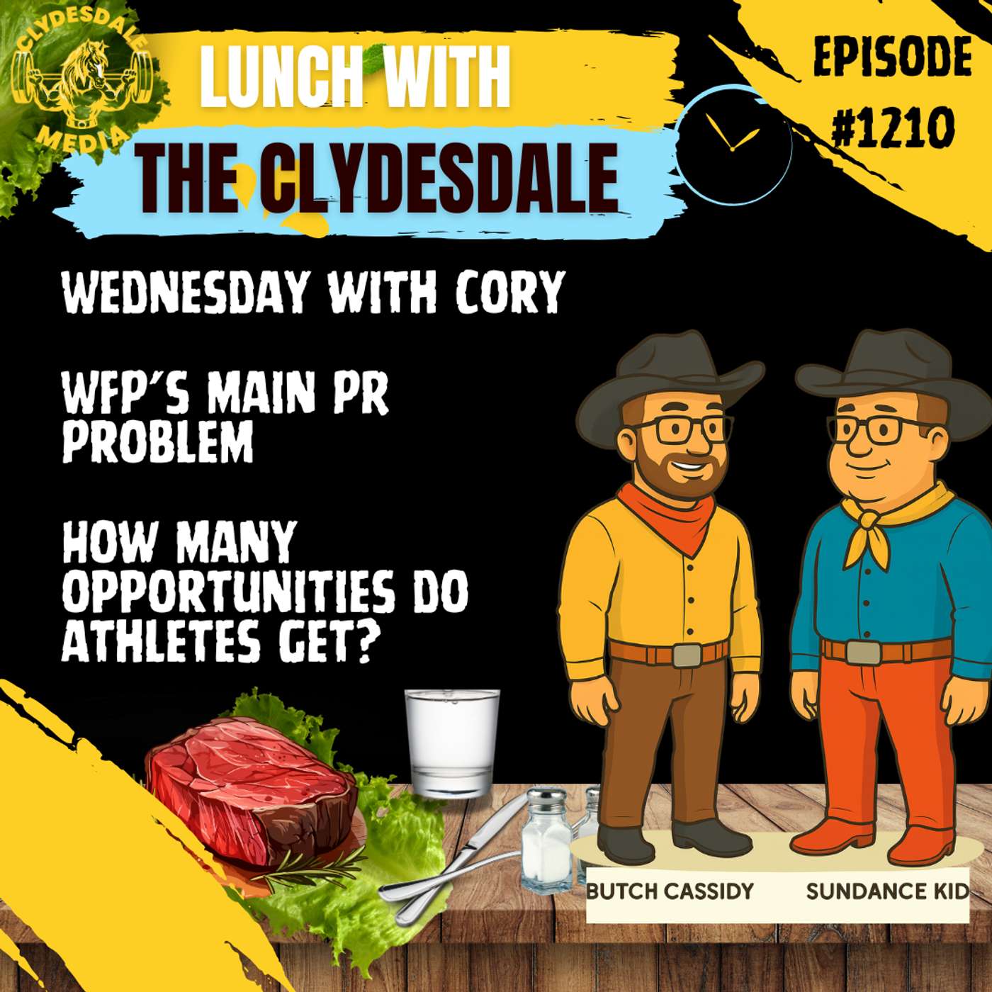 Lunch with the Clydesdale - Cory Wednesday and it's PED Season