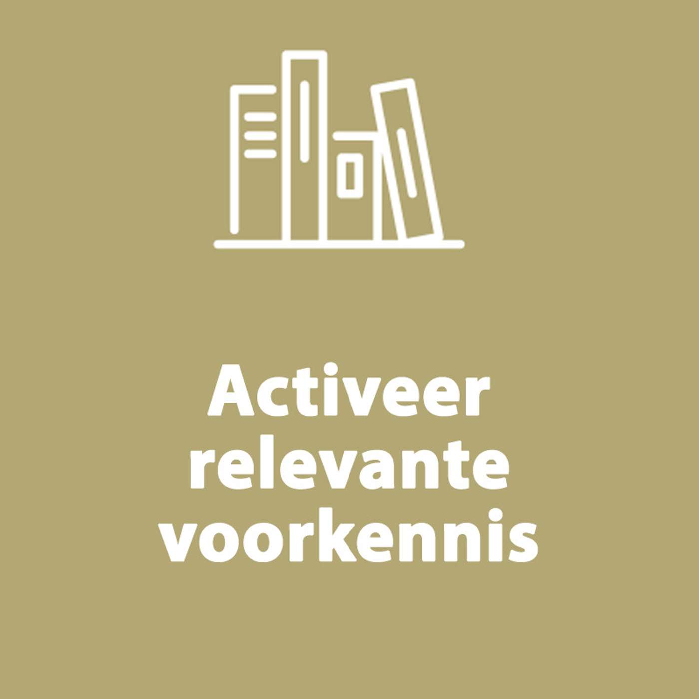 S1 | #2 - Activeer relevante voorkennis