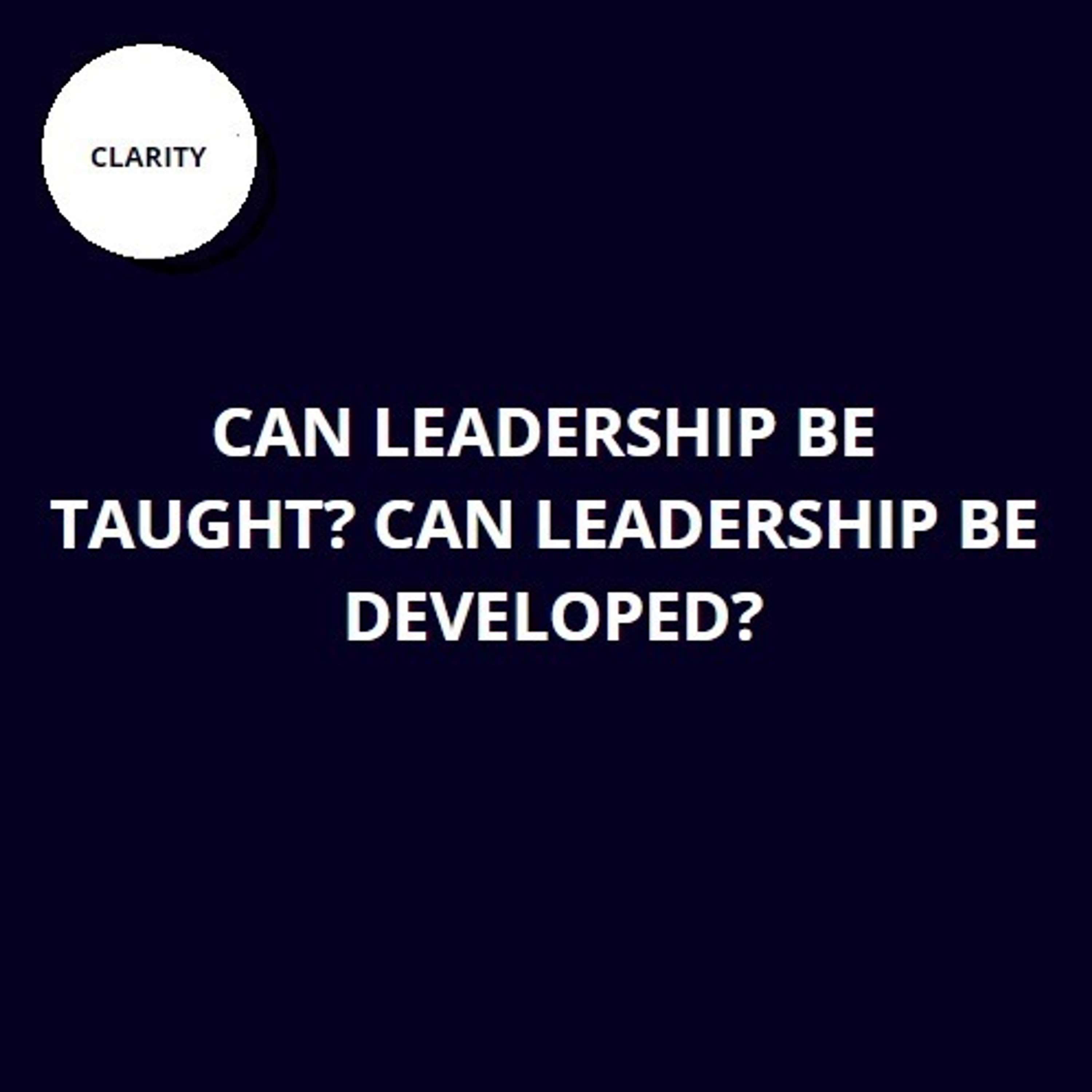 Jonno White Leadership Podcast
