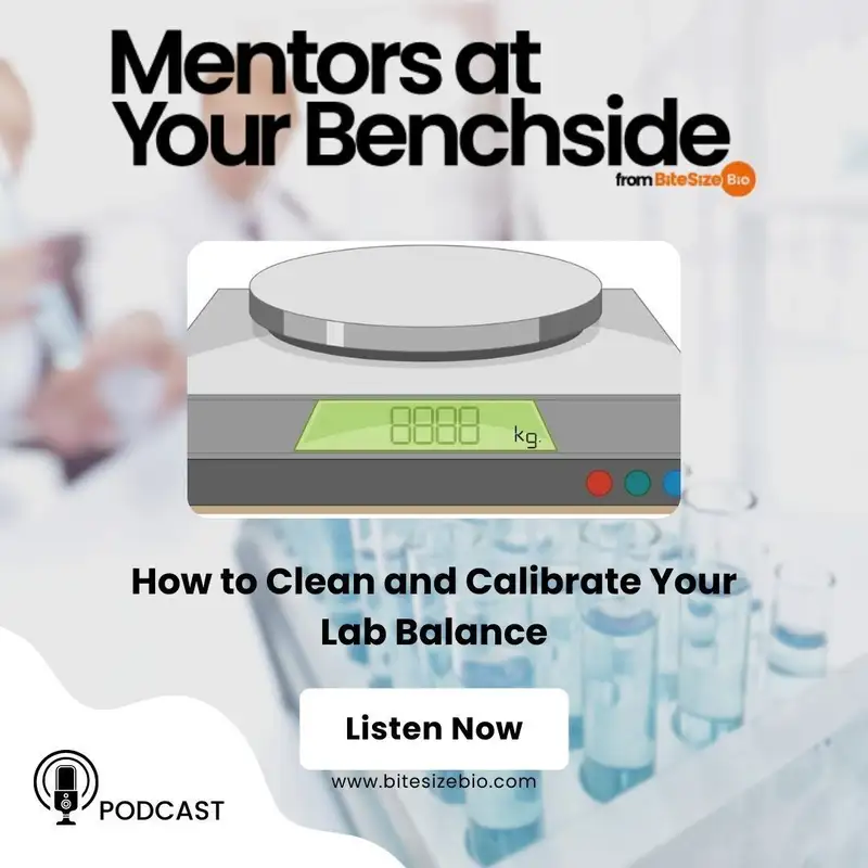 How to clean and calibrate your lab balance