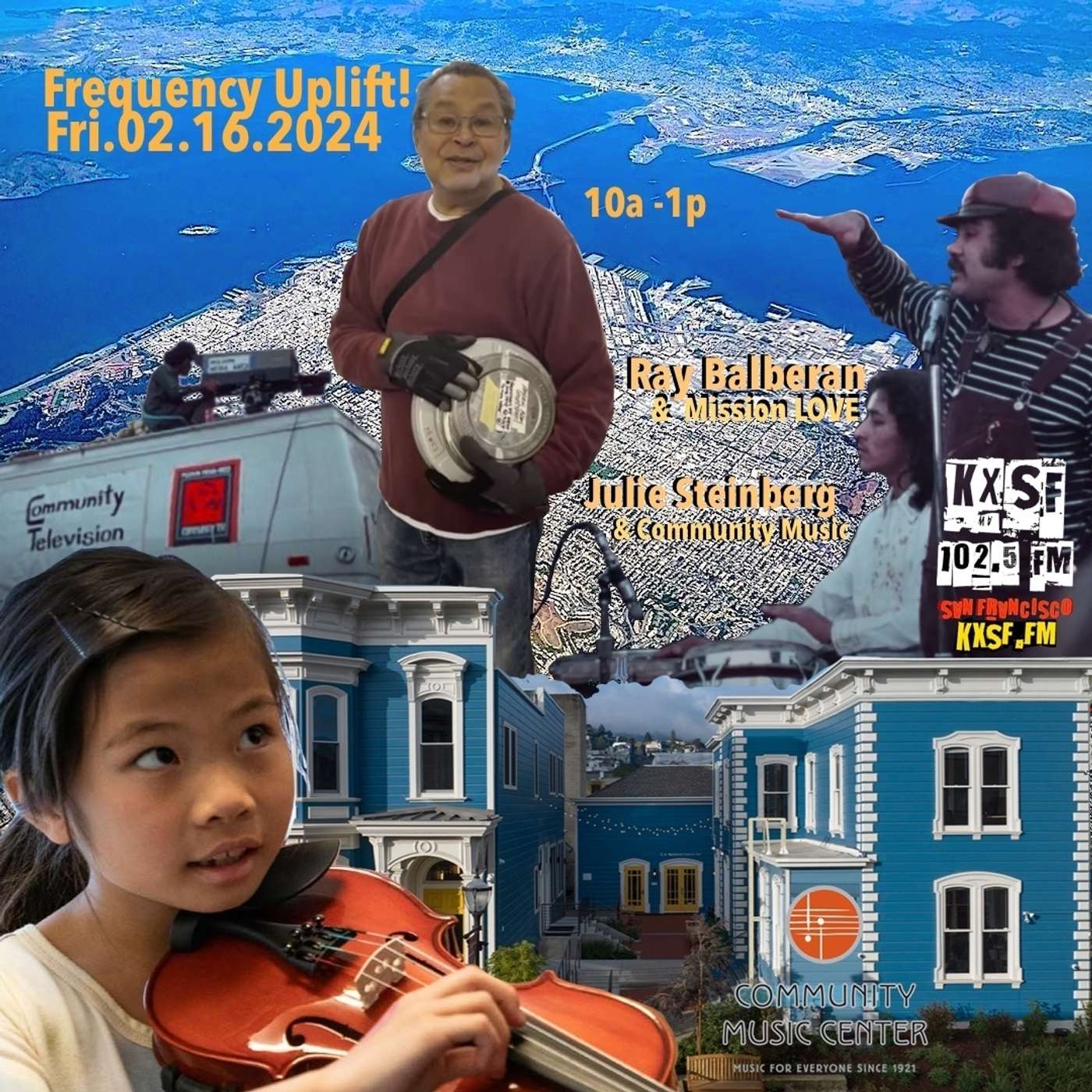 FREQUENCY UPLIFT! _ FRI. 02.16.2024   …  ‘MISSION LOVE’,  all COMMUNITY! episode artwork